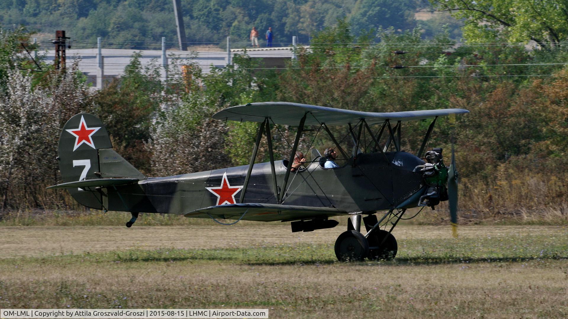 OM-LML, Polikarpov Po-2 C/N 01-03, Miskolc Airport - Airshow 2015