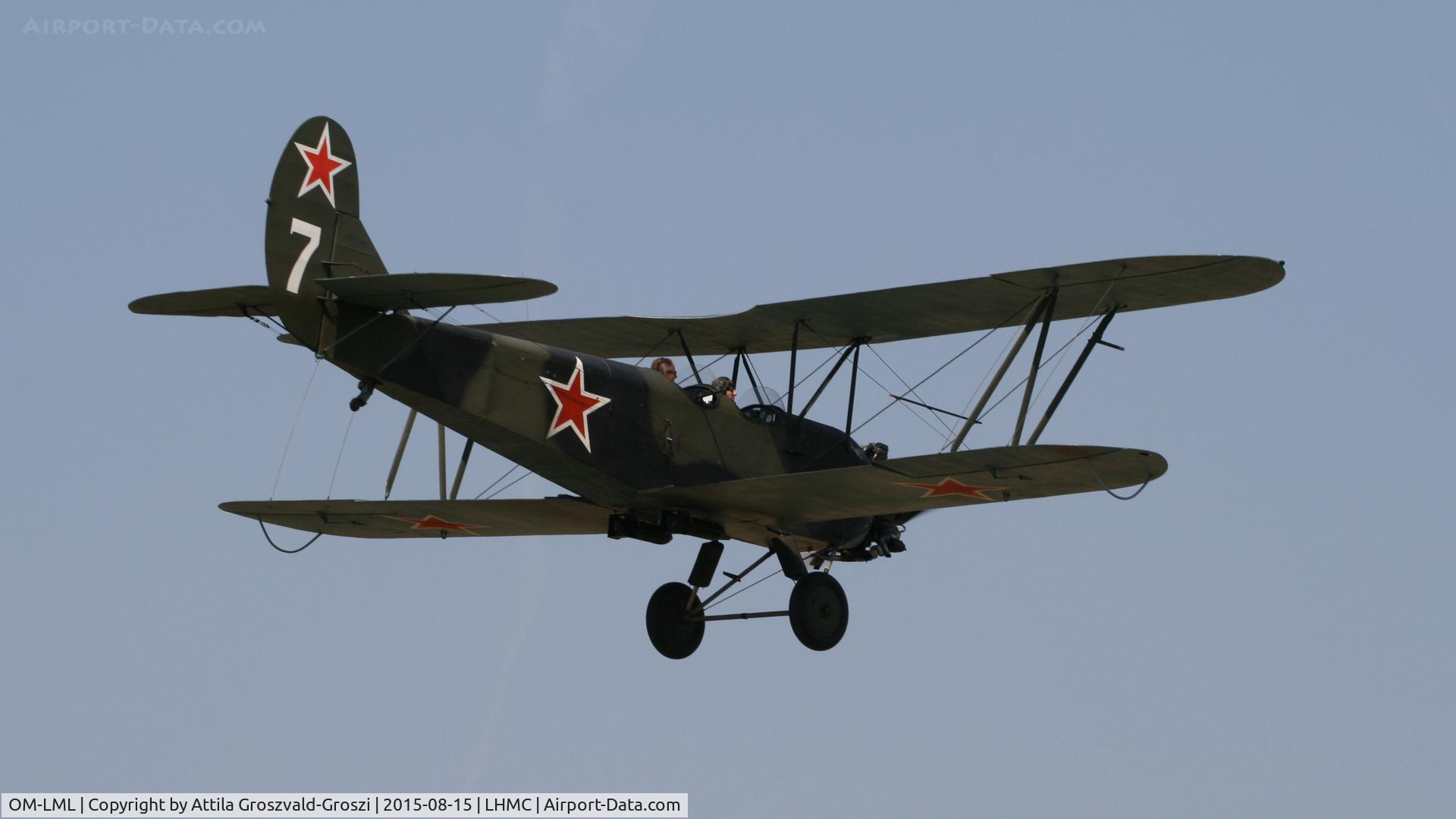 OM-LML, Polikarpov Po-2 C/N 01-03, Miskolc Airport - Airshow 2015 - Flight Simulation War