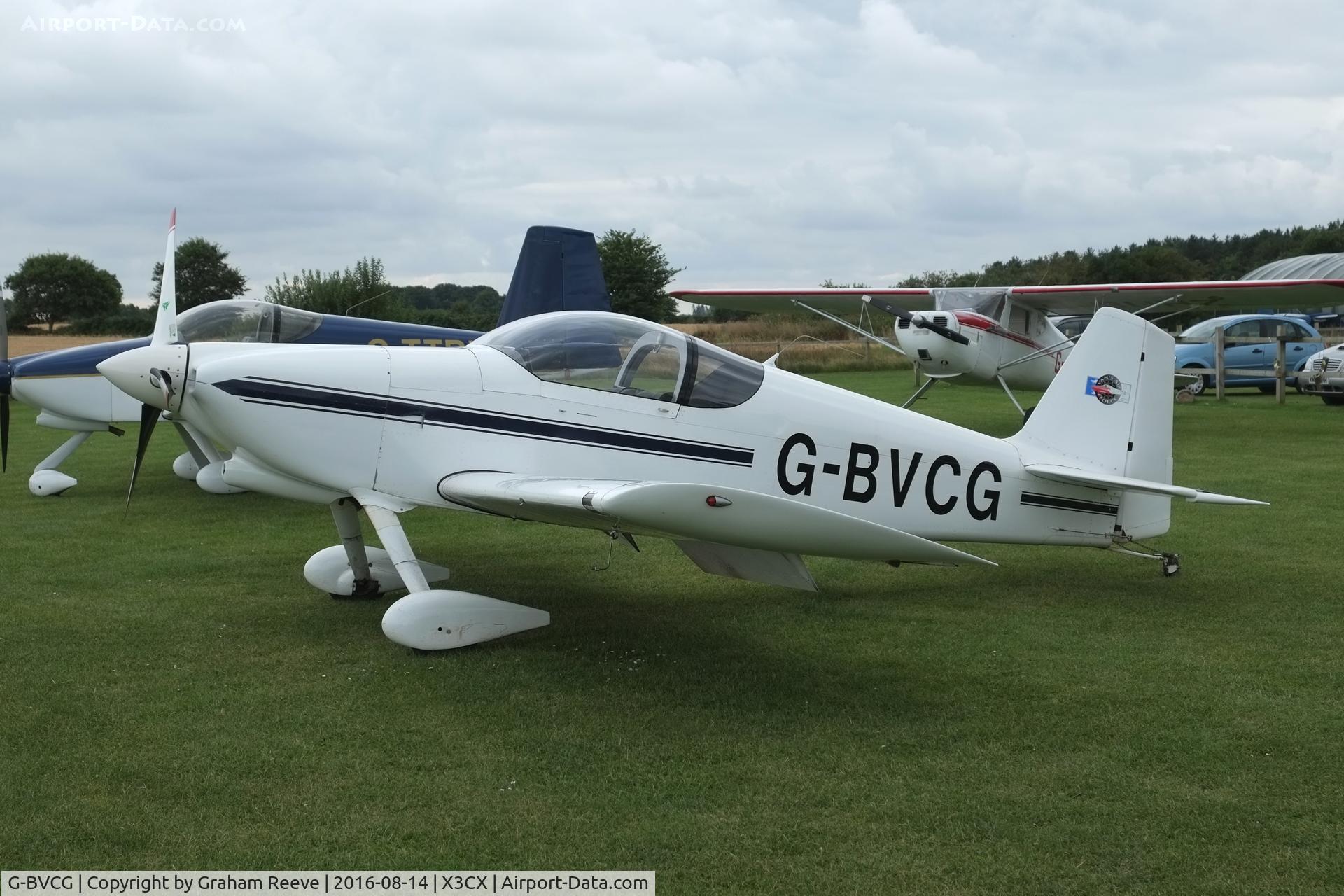 G-BVCG, 1994 Vans RV-6 C/N PFA 181-11783, Parked at Northrepps.