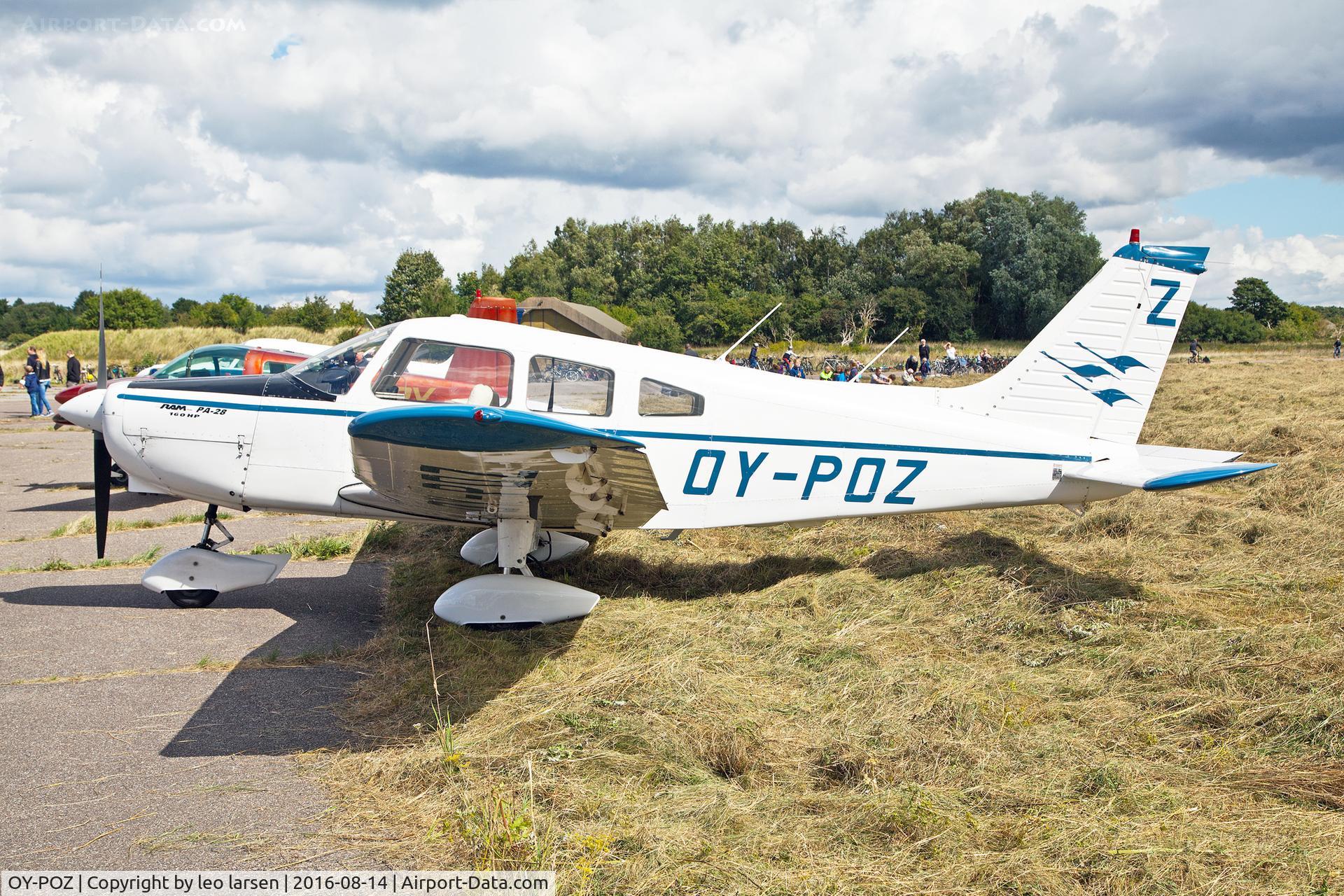 OY-POZ, 1974 Piper PA-28-151 Cherokee Warrior C/N 28-7415248, Vaerloese 14.8.16