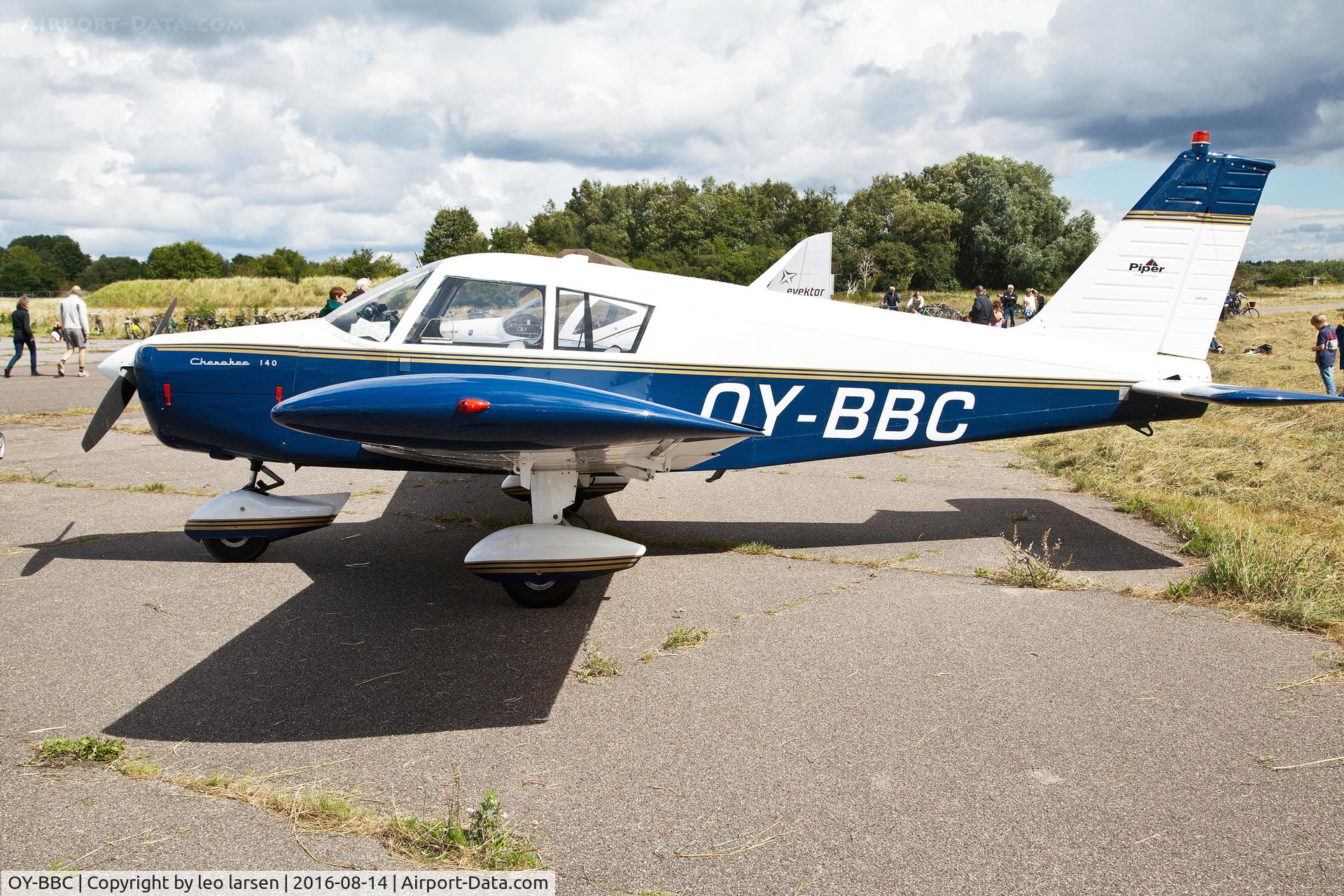 OY-BBC, 1965 Piper PA-28-140 Cherokee Cruiser C/N 28-21145, Vaerloese 14.8.16