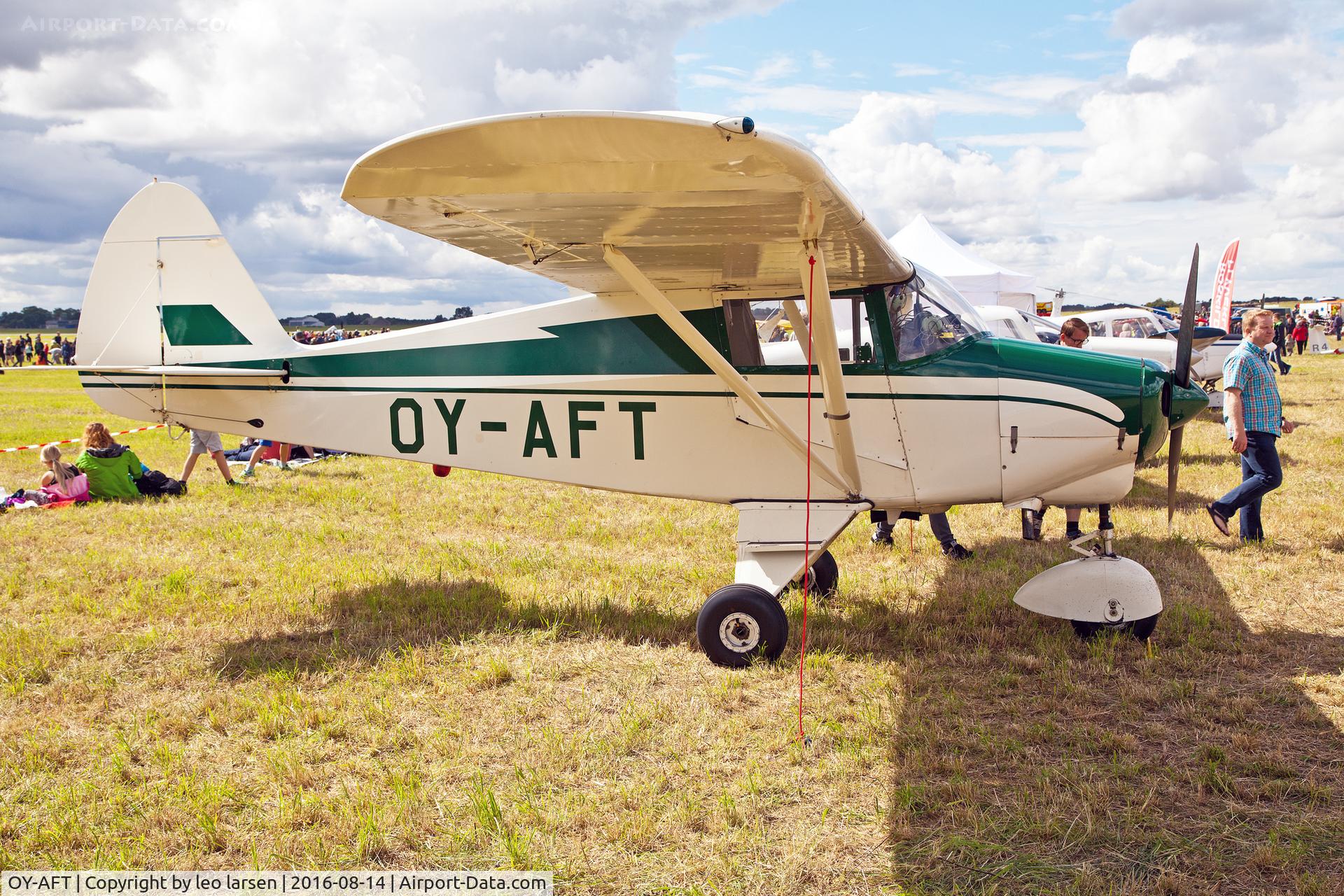 OY-AFT, 1961 Piper PA-22-108 Colt C/N 22-8284, Vaerloese 14.8.16