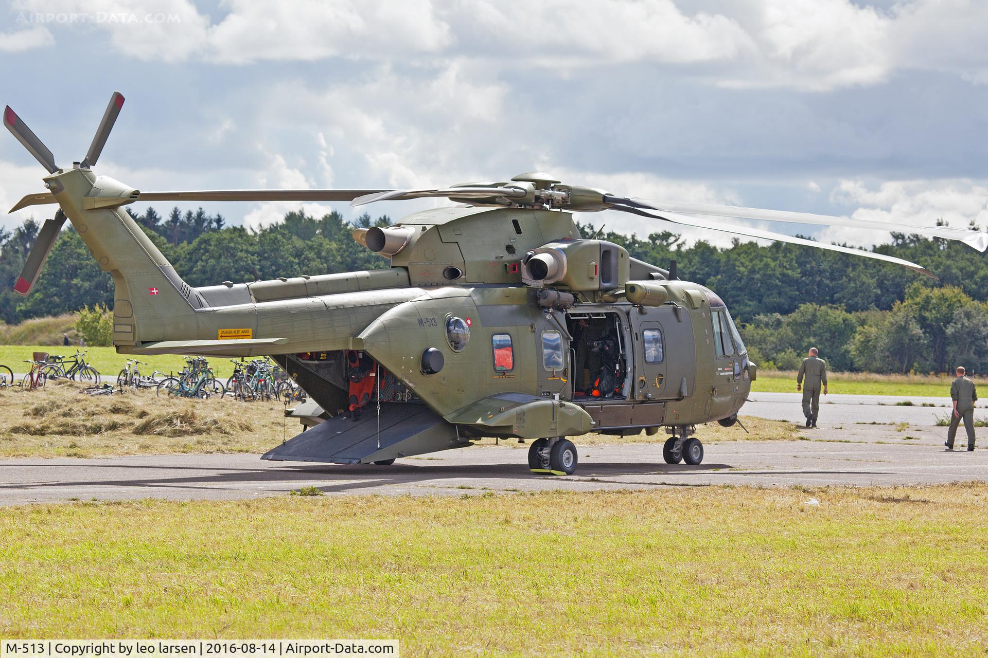 M-513, 2006 AgustaWestland EH-101 Mk.512 Merlin Joint Supporter C/N 50162/512013/DEN13, Vaerloese 14.8.16