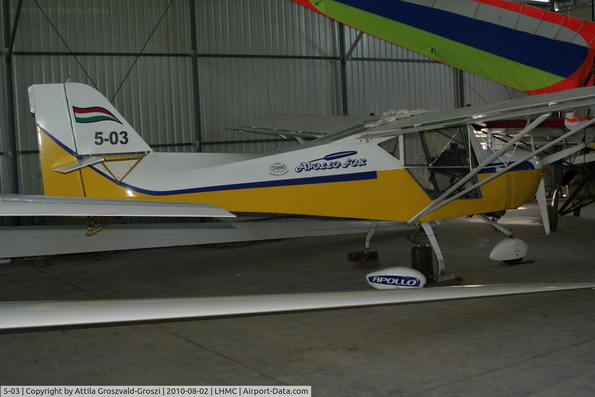 5-03, 2003 Apollo Fox C/N 240703, Miskolc Airport - Hungary