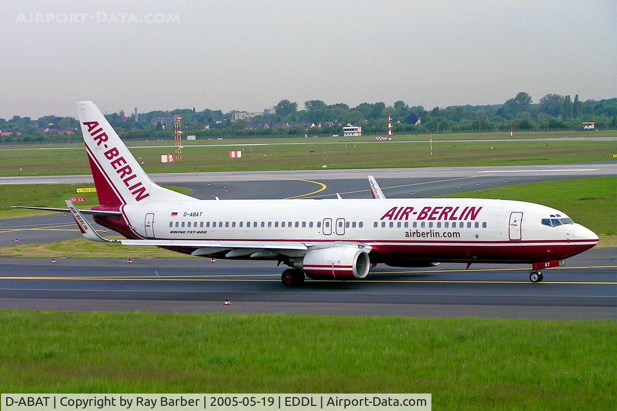D-ABAT, 1999 Boeing 737-86J C/N 29120, Boeing 737-86J [29120] (Air Berlin) Dusseldorf~D 19/05/2005