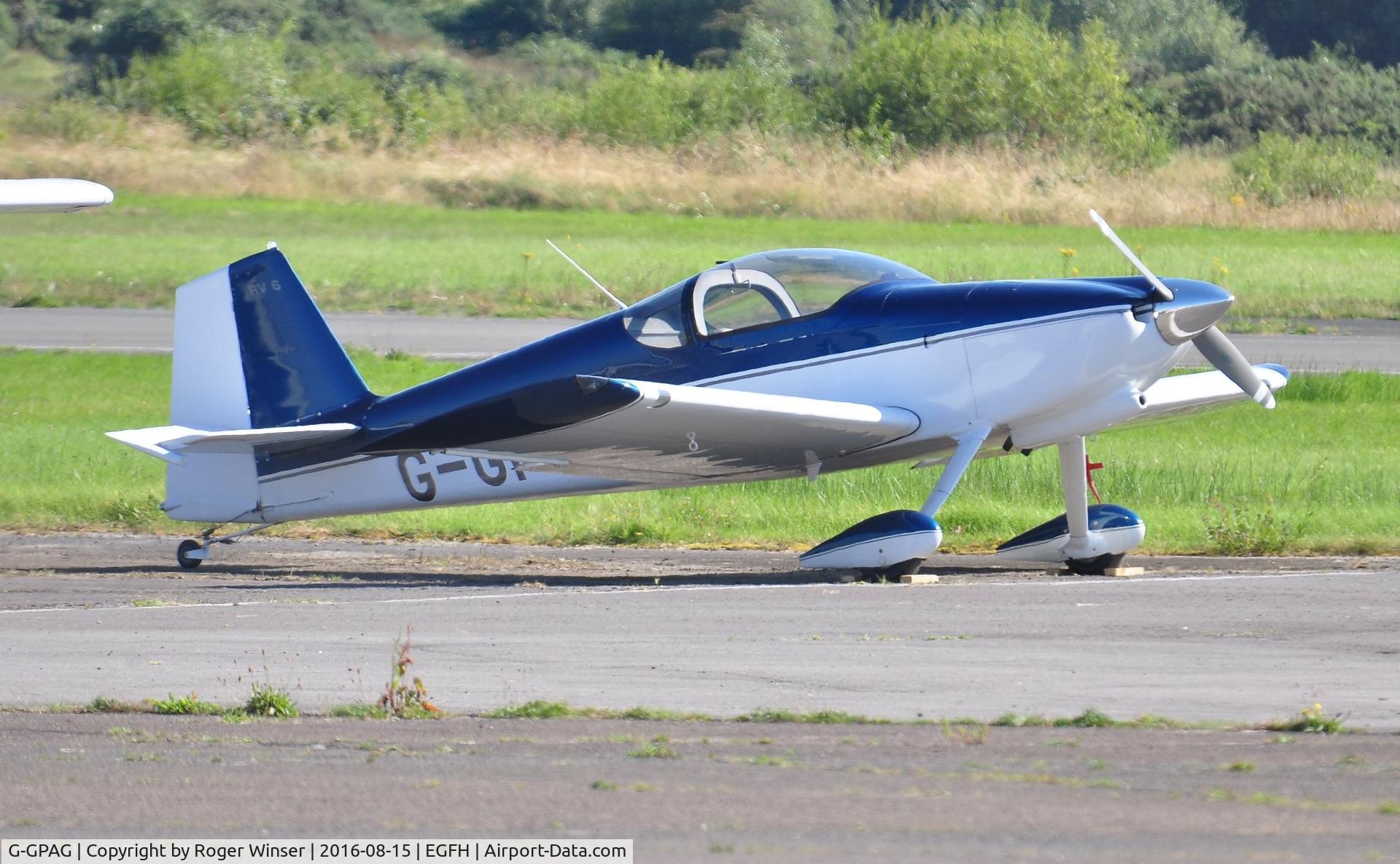 G-GPAG, 2002 Vans RV-6 C/N PFA 181A-13306, Visiting RV-6.