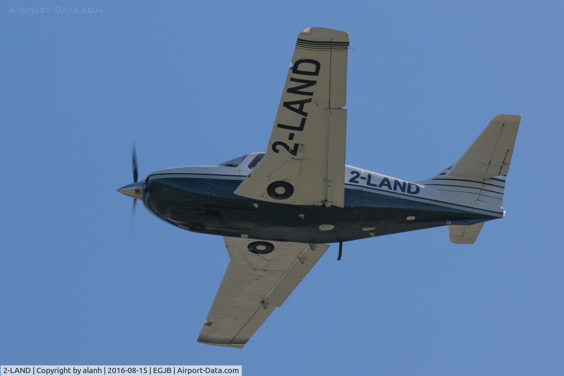 2-LAND, 1999 Rockwell Commander 114B C/N 14662, Departing Guernsey