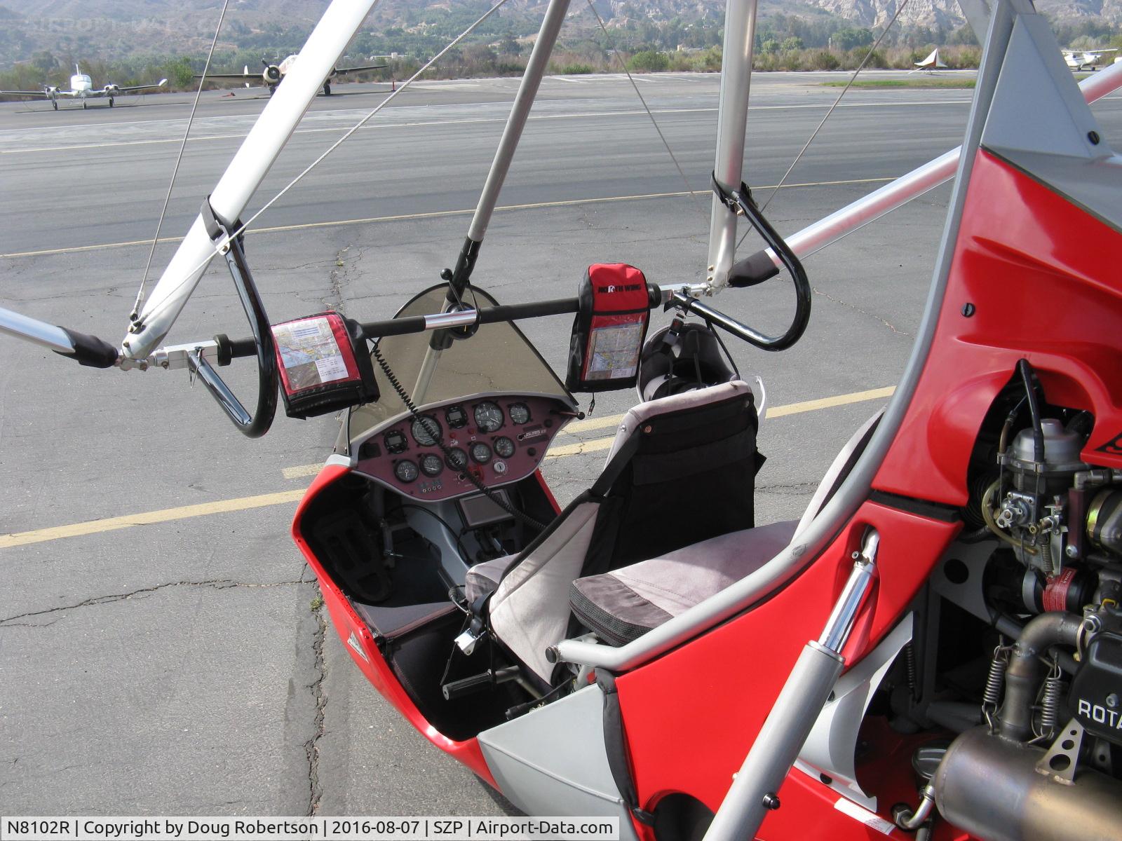 N8102R, 2005 Air Creation Tanarg C/N T05052, 2005 Air Creation USA TANARG, Rotax 912 4 stroke pusher, Experimental class weight-shift control, two place tandem seating, panel, has Ballistic Recovery System, on Transient Ramp