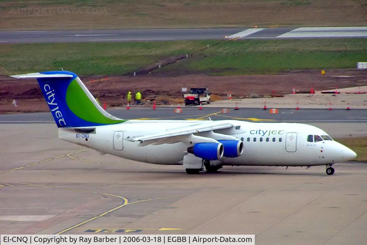 EI-CNQ, 1985 British Aerospace BAe.146-200 C/N E2031, BAe 146-200 [E2031] (Cityjet) Birmingham Int'l~G 18/03/2006