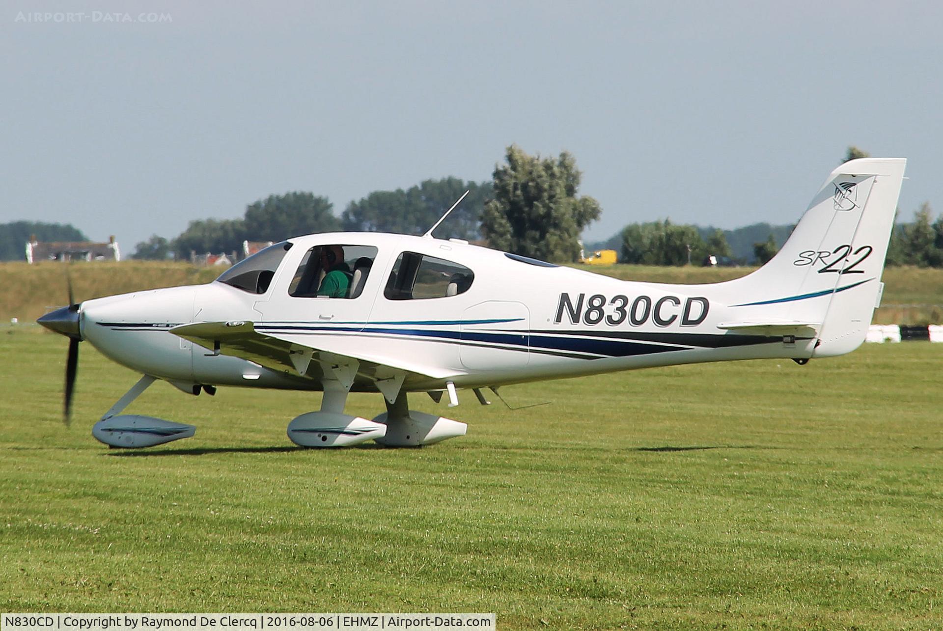 N830CD, 2002 Cirrus SR22 C/N 0158, At-Midden-Zeeland.