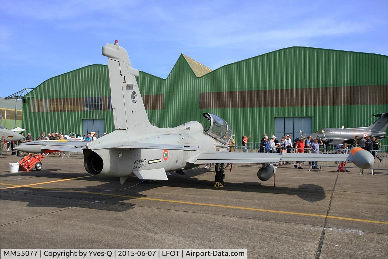 MM55077, Aermacchi MB-339CD C/N 213/CD016, Italian Air Force Aermacchi MB-339CD, Static display, Tours-St Symphorien Air Base 705 (LFOT-TUF) Open day 2015