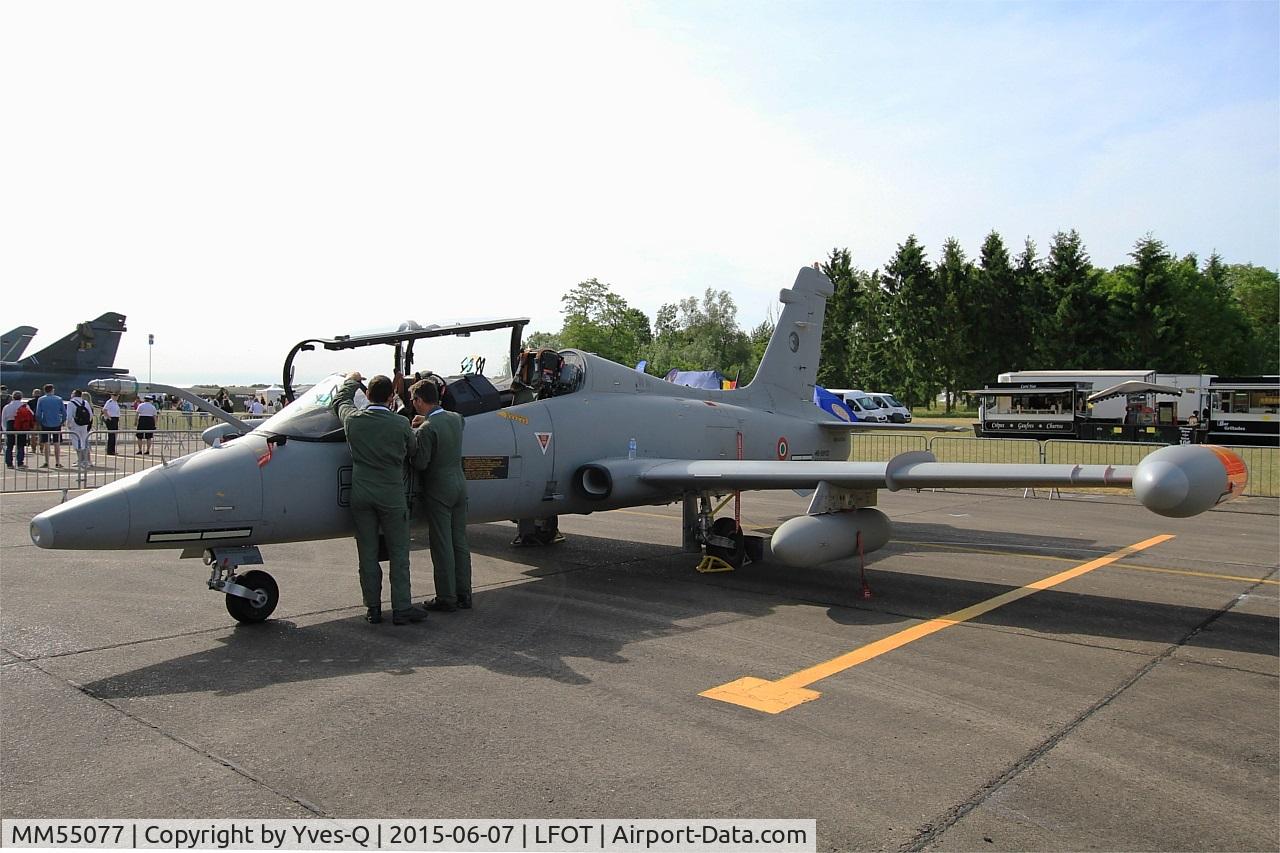 MM55077, Aermacchi MB-339CD C/N 213/CD016, Italian Air Force Aermacchi MB-339CD, Static display, Tours-St Symphorien Air Base 705 (LFOT-TUF) Open day 2015