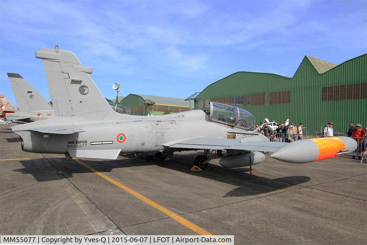 MM55077, Aermacchi MB-339CD C/N 213/CD016, Italian Air Force Aermacchi MB-339CD, Static display, Tours-St Symphorien Air Base 705 (LFOT-TUF) Open day 2015