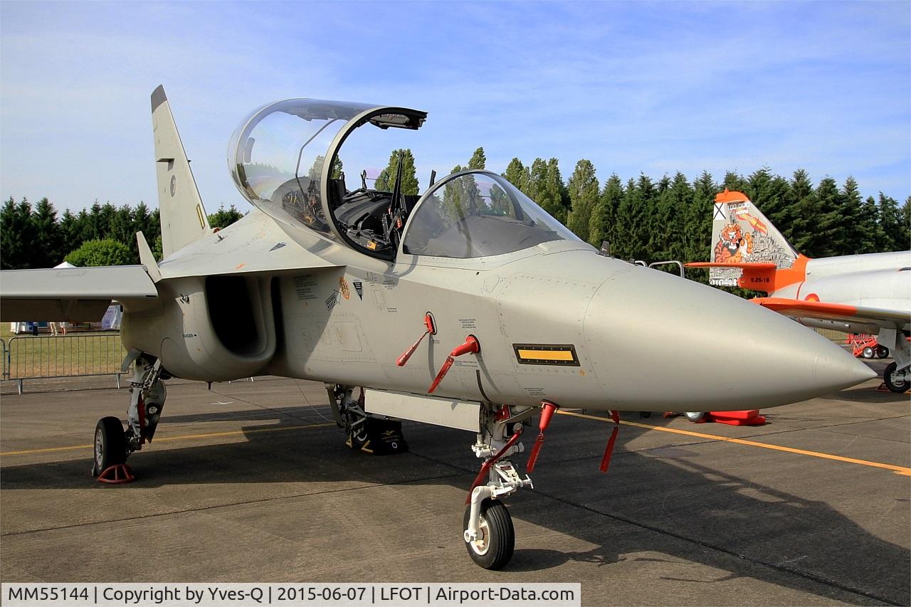 MM55144, Alenia Aermacchi T-346A Master C/N Not found MM55144, Italian Air Force Alenia Aermacchi T-346A, Static display, Tours-St Symphorien Air Base 705 (LFOT-TUF) Open day 2015