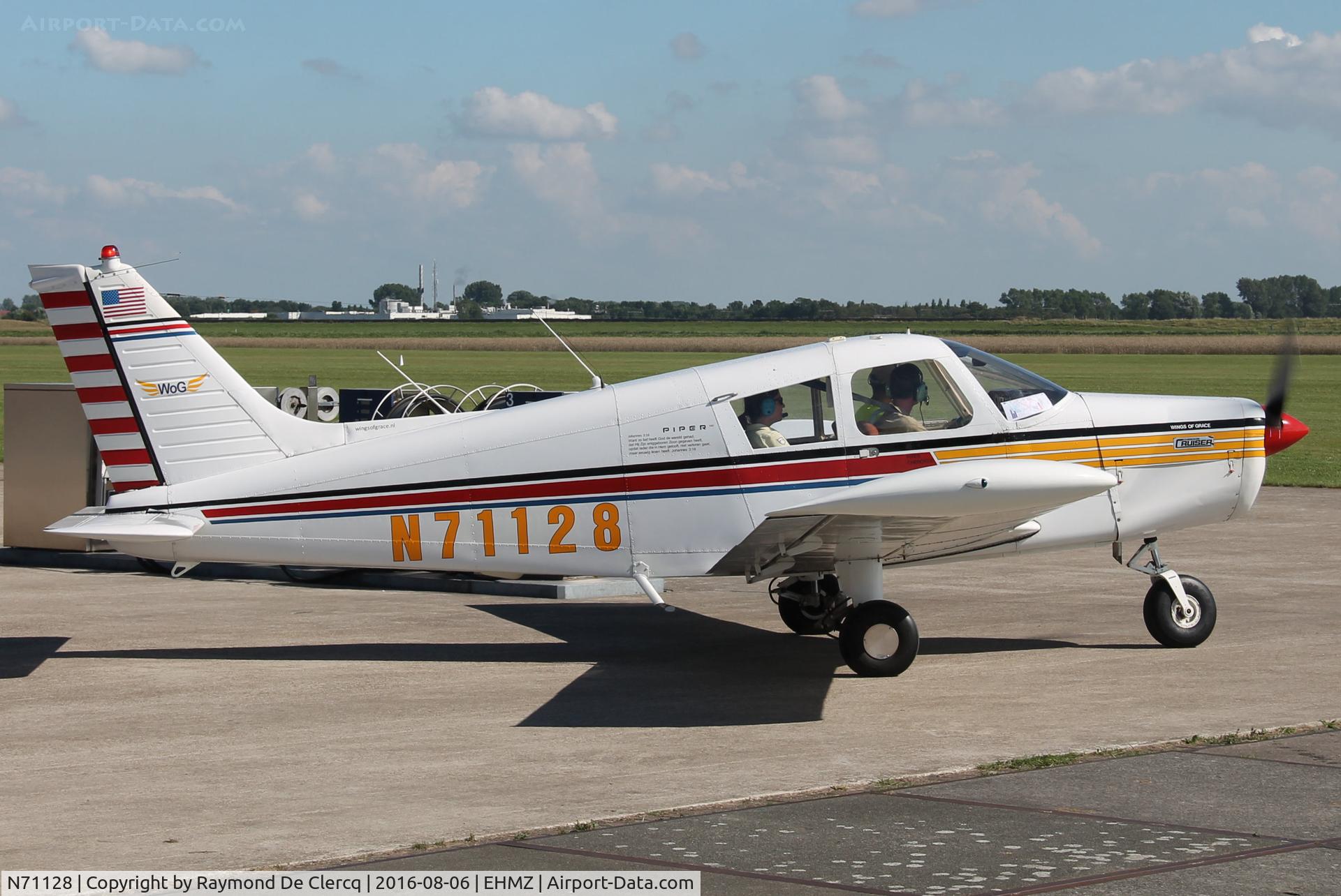 N71128, 1972 Piper PA-28-140 Cherokee Cruiser C/N 28-7225450, Piper Cherokee of Wings of Grace.