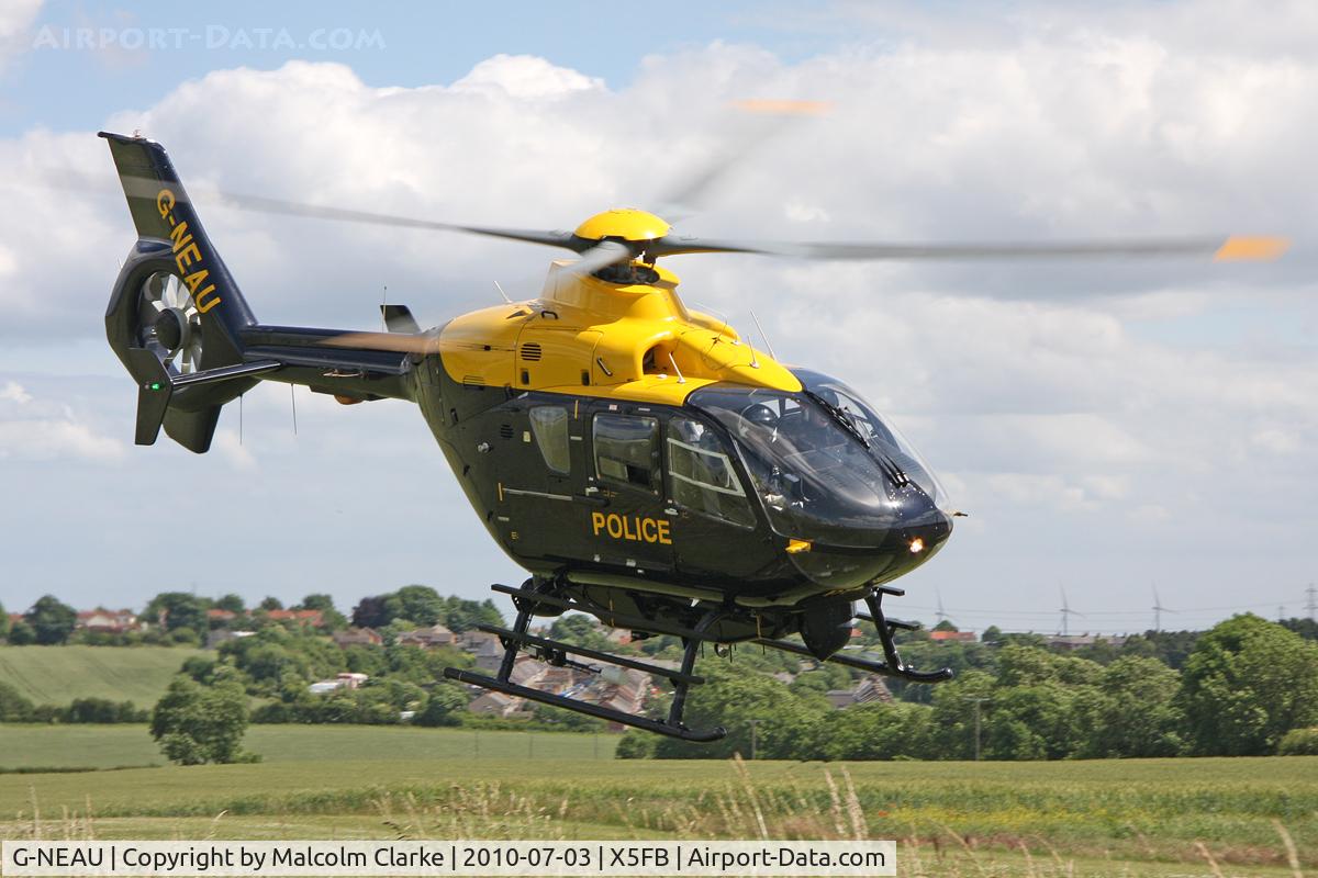 G-NEAU, 2004 Eurocopter EC-135T-2 C/N 0333, Eurocopter EC-135T-2 (UK Police Force) at Fishburn Airfield, UK on July 10th 2010.