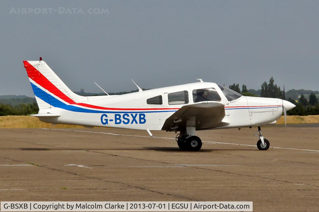 G-BSXB, 1984 Piper PA-28-161 Cherokee Warrior II C/N 28-8416125, Piper PA-28-161 at Duxford Airfield, July 1st 2013.