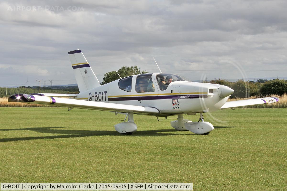 G-BOIT, 1988 Socata TB-10 Tobago C/N 810, Socata TB-10 Tobago, Fishburn Airfield, September 5th 2015.