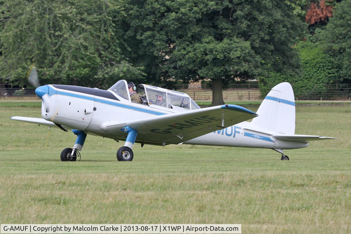G-AMUF, 1952 De Havilland DHC-1 Chipmunk 21 C/N C1/0832, De Havilland DHC-1 Chipmunk 22 at The De Havilland Moth Club's 28th International Moth Rally at Woburn Abbey. August 2013.