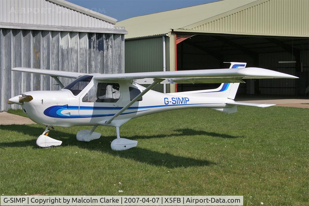 G-SIMP, 2002 Jabiru UL450 C/N PFA 274B-13794, Jabiru UL450 at Fishburn Airfield, April 7th 2007.