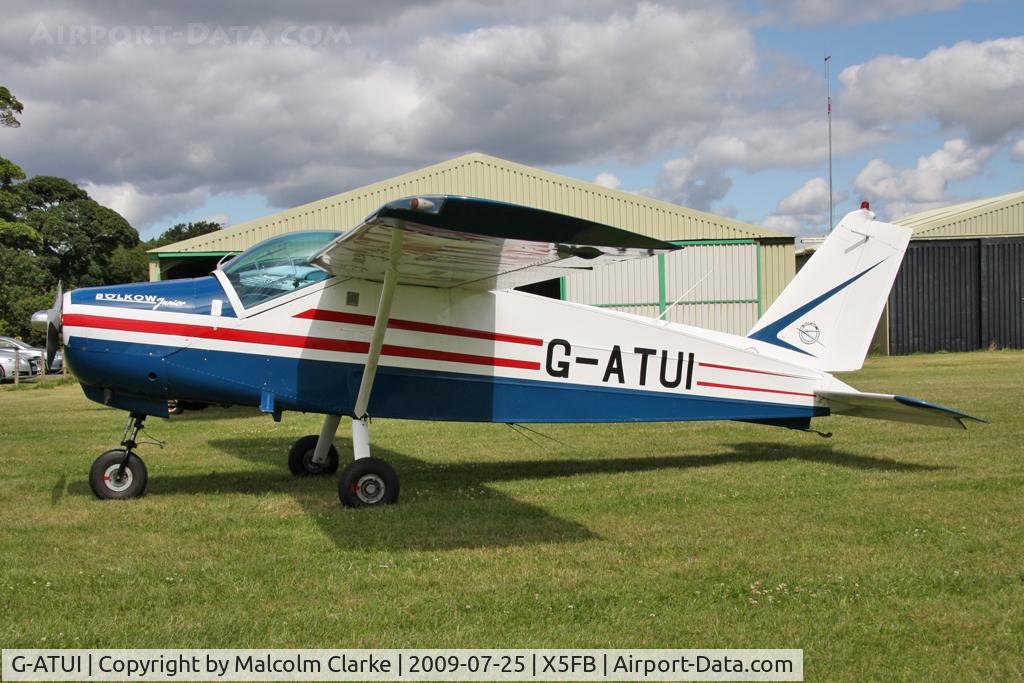 G-ATUI, 1966 Bolkow Bo-208C Junior C/N 611, Bolkow Bo-208C at Fishburn Airfield, Co Durham, UK, July 25th 2009.