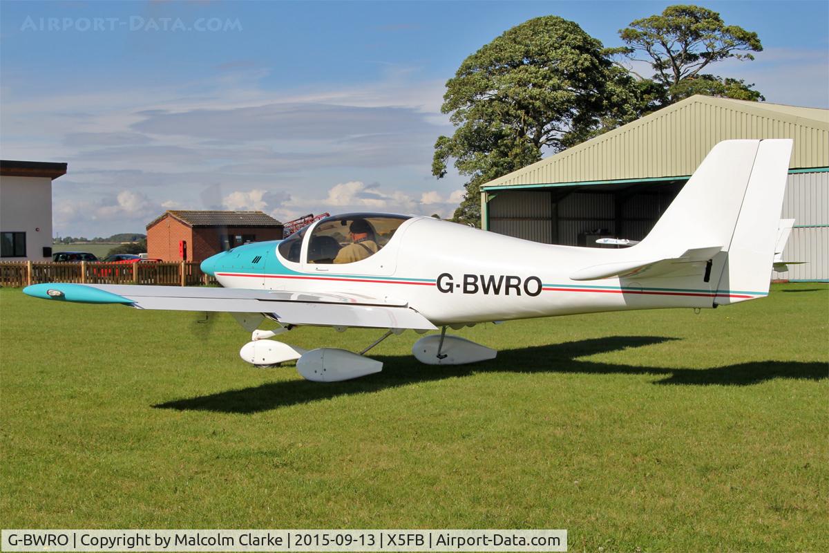 G-BWRO, 1997 Europa Tri-Gear C/N PFA 247-12849, Europa Tri-Gear, an airfield resident at Fishburn Airfield, September 13th 2015.