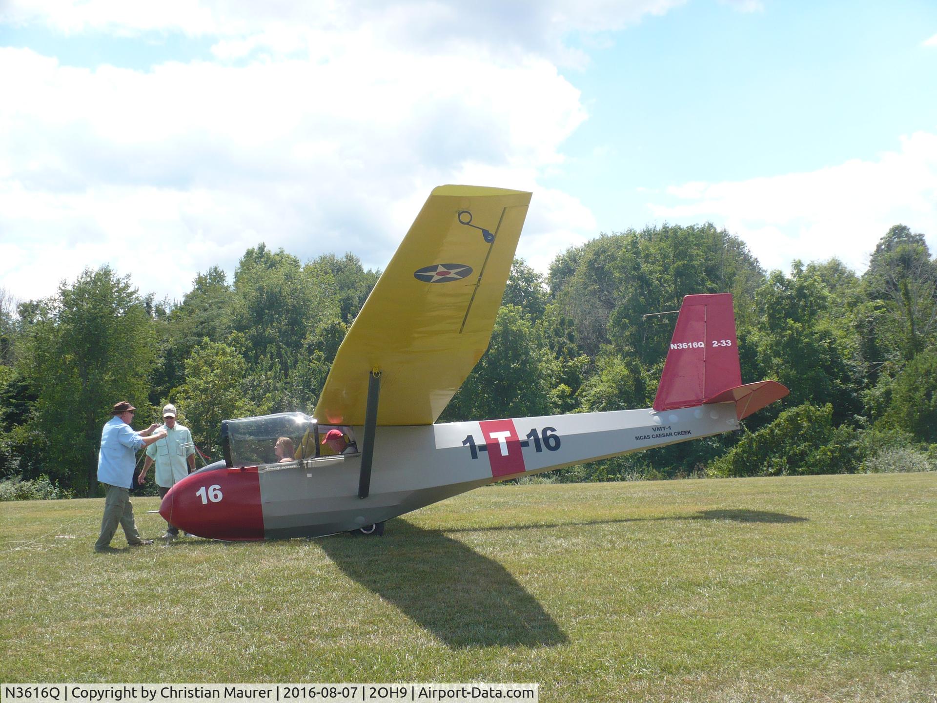 N3616Q, 1981 Schweizer SGS 2-33A C/N 567, SGS 2-33A New livery