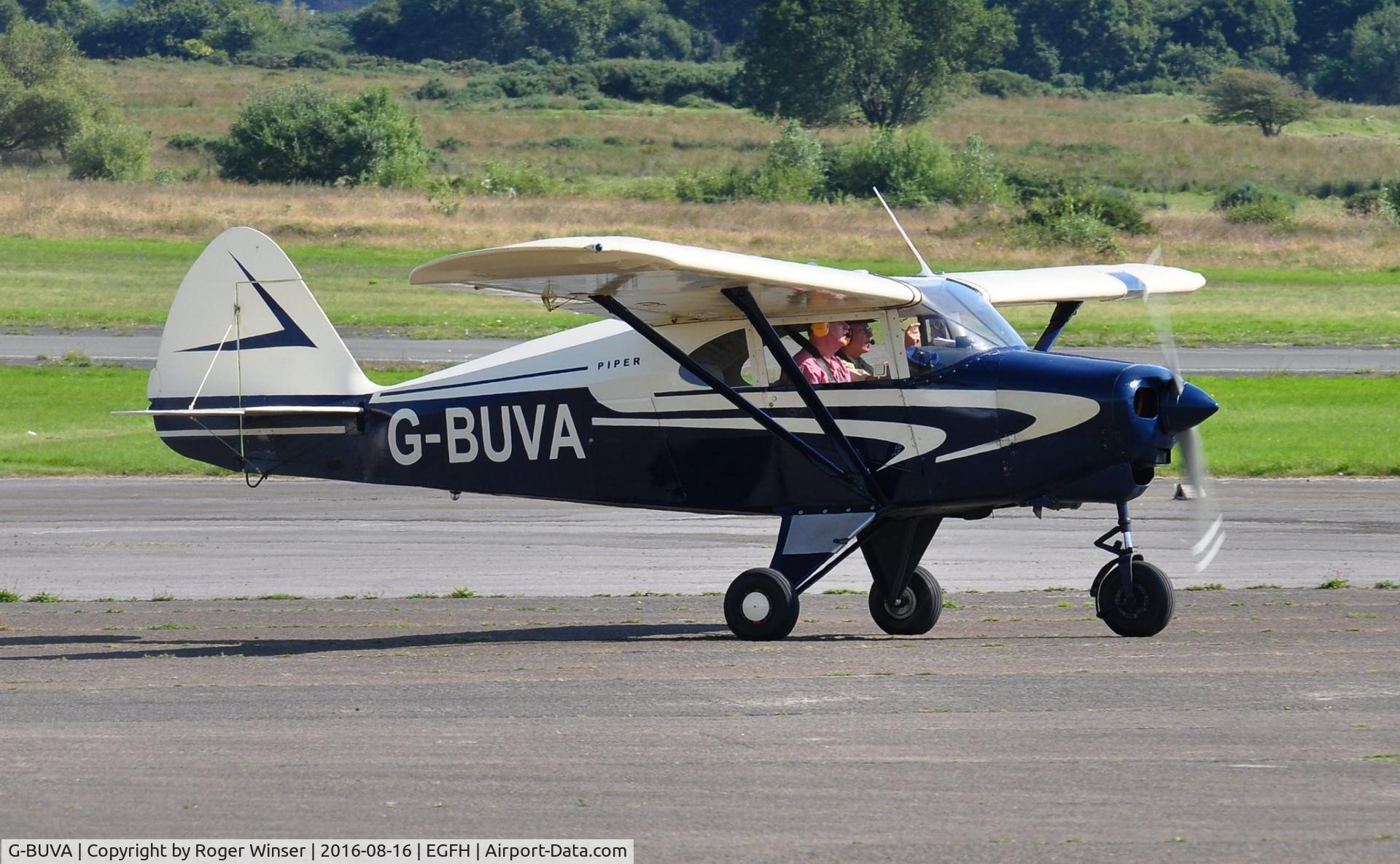 G-BUVA, 1959 Piper PA-22-135 Tri-Pacer C/N 22-1301, Visiting Tri-Pacer.