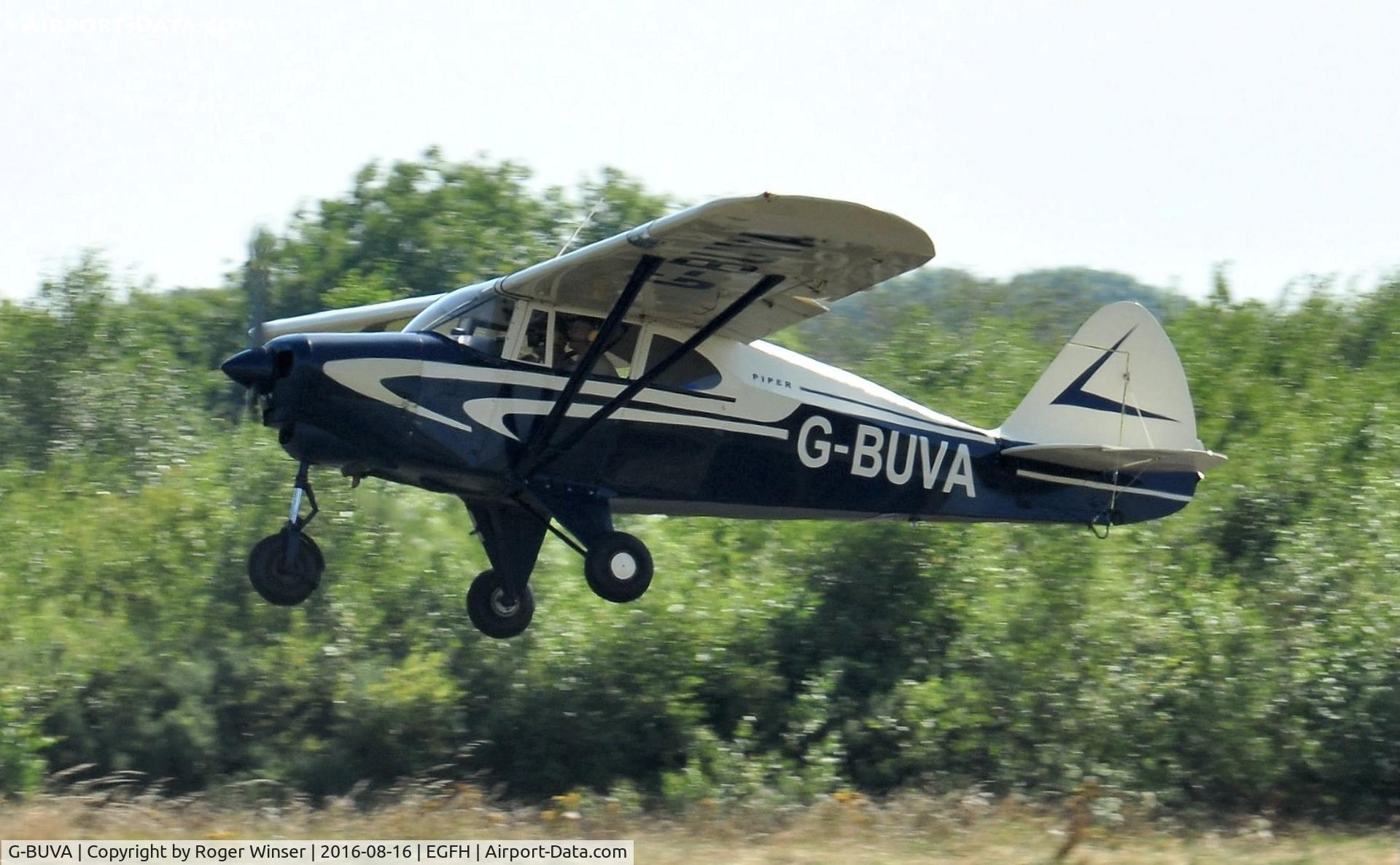 G-BUVA, 1959 Piper PA-22-135 Tri-Pacer C/N 22-1301, Visiting Tri-Pacer.