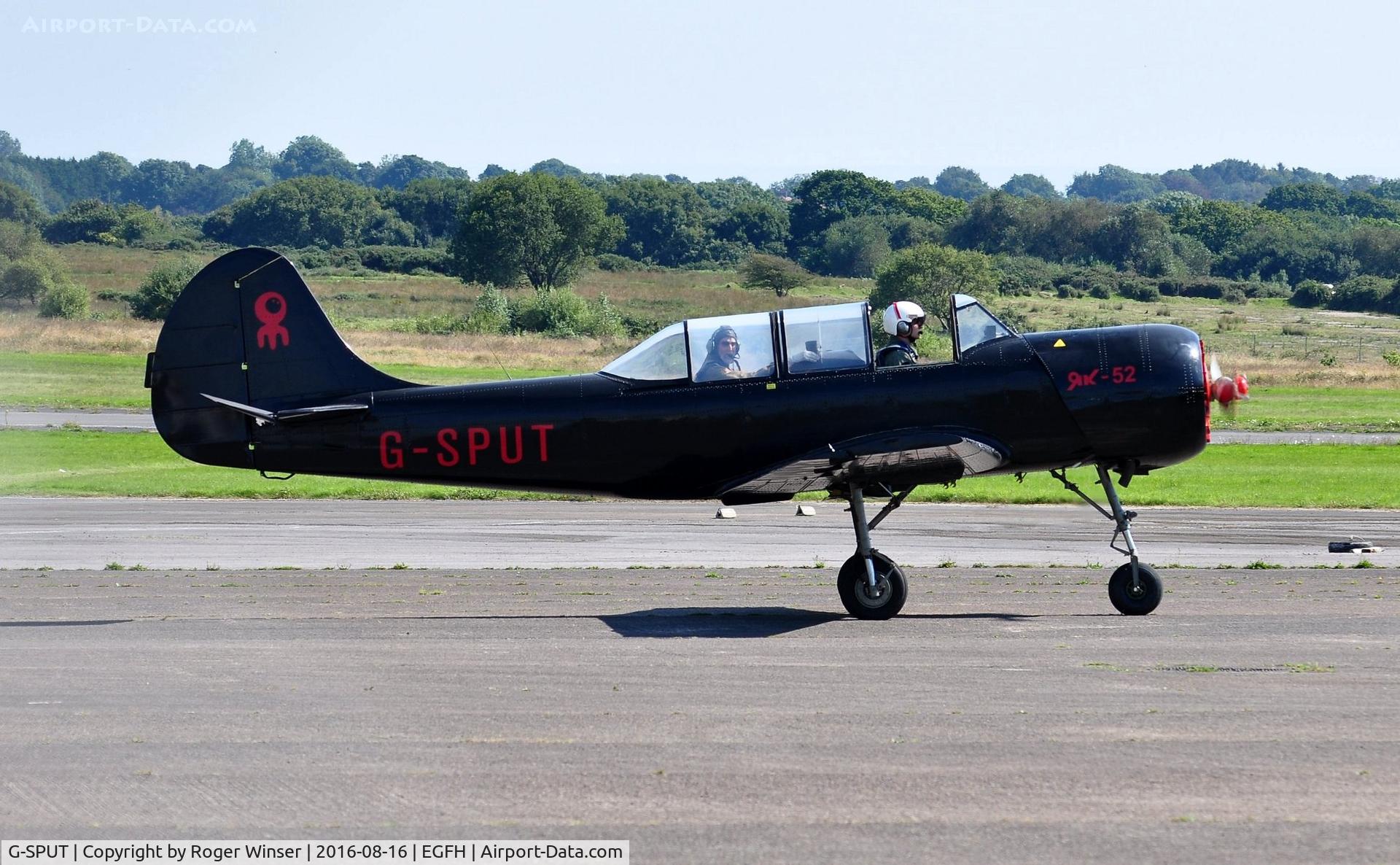 G-SPUT, 1991 Yakovlev (Aerostar) Yak-52 C/N 9111608, Visiting Yak-52.