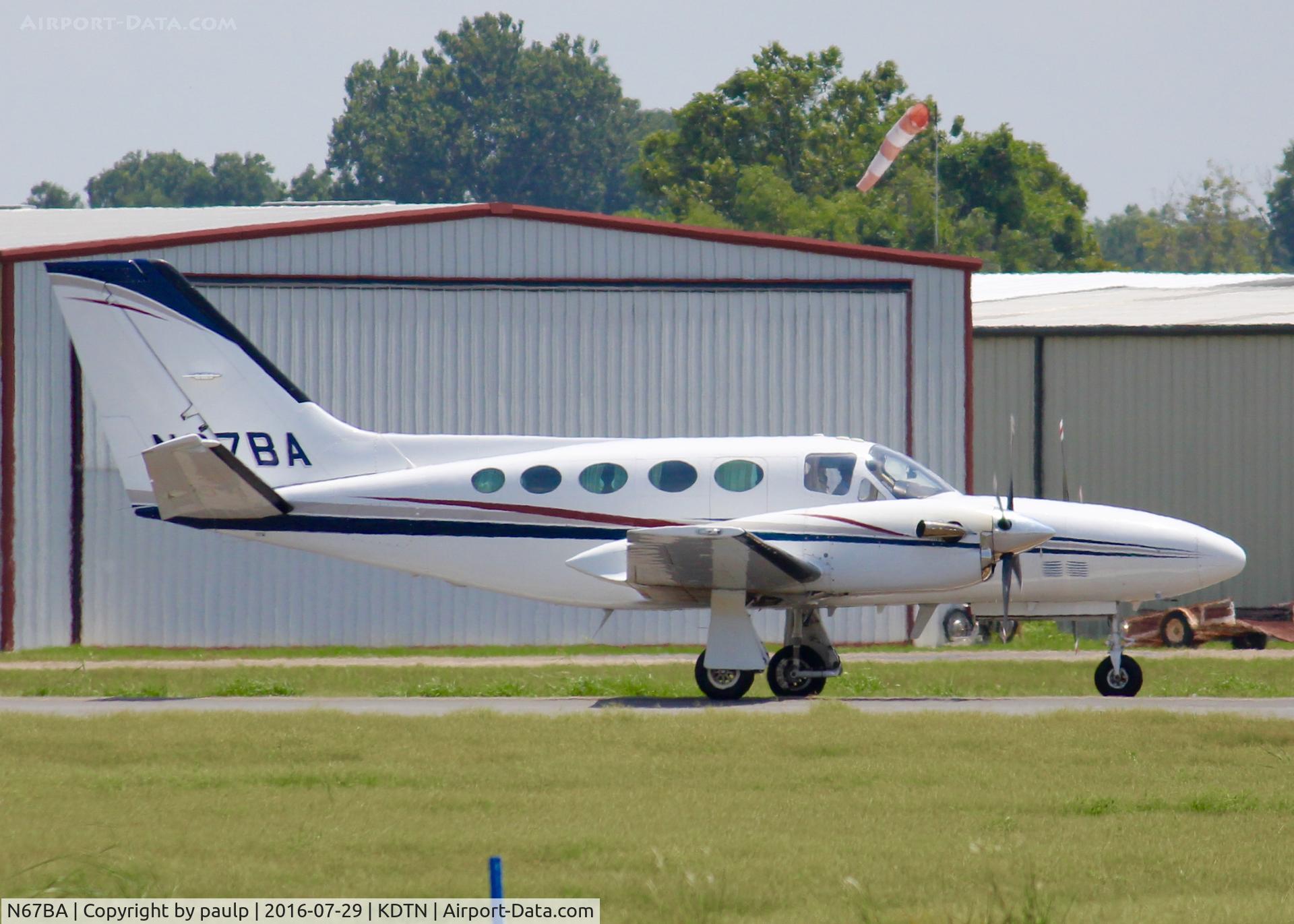 N67BA, 1981 Cessna 425 Corsair C/N 425-0007, At Downtown Shreveport.