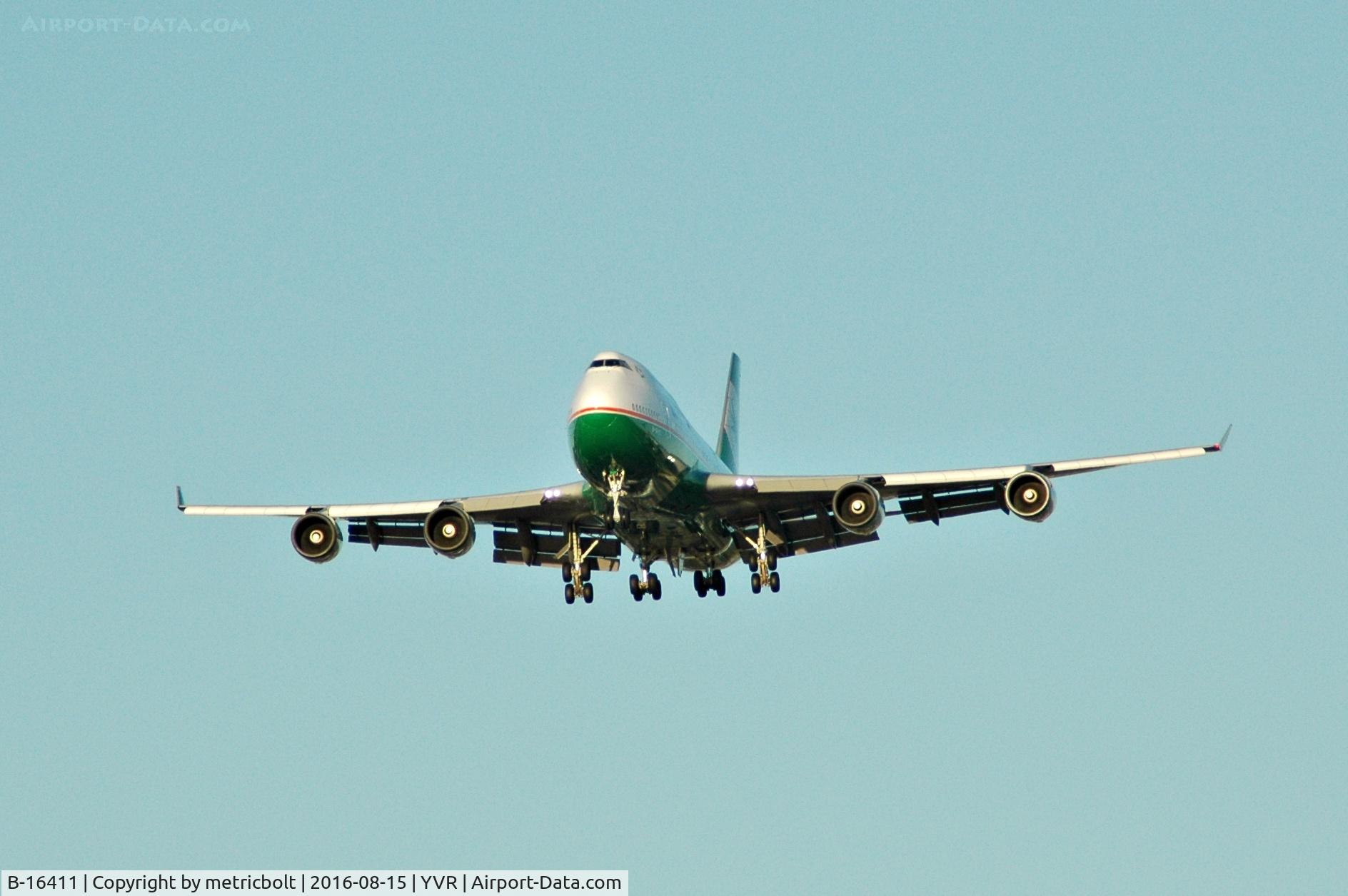 B-16411, Boeing 747-45E C/N 29111, Arrrival as BR10
