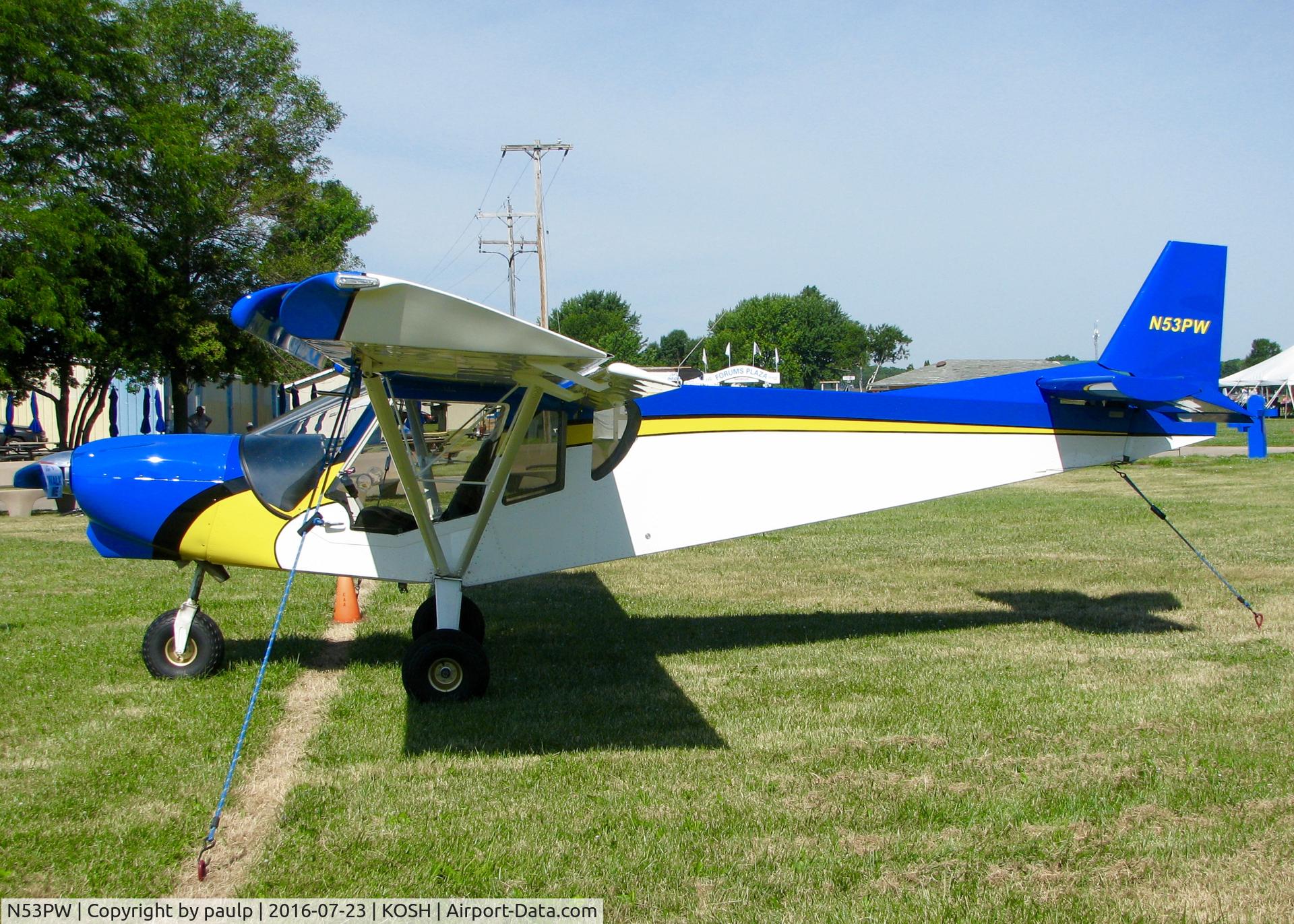 N53PW, 2014 Zenith STOL CH-750 C/N 75-8742, AirVenture 2016