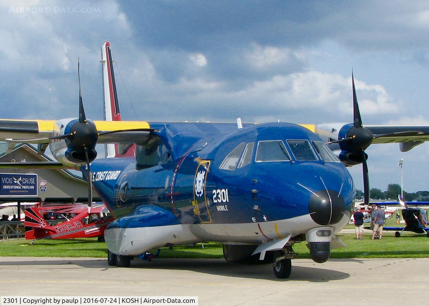 2301, 2006 Airtech (Casa) HC-144A Ocean Sentry (CN-235A) C/N C167, AirVenture 2016.