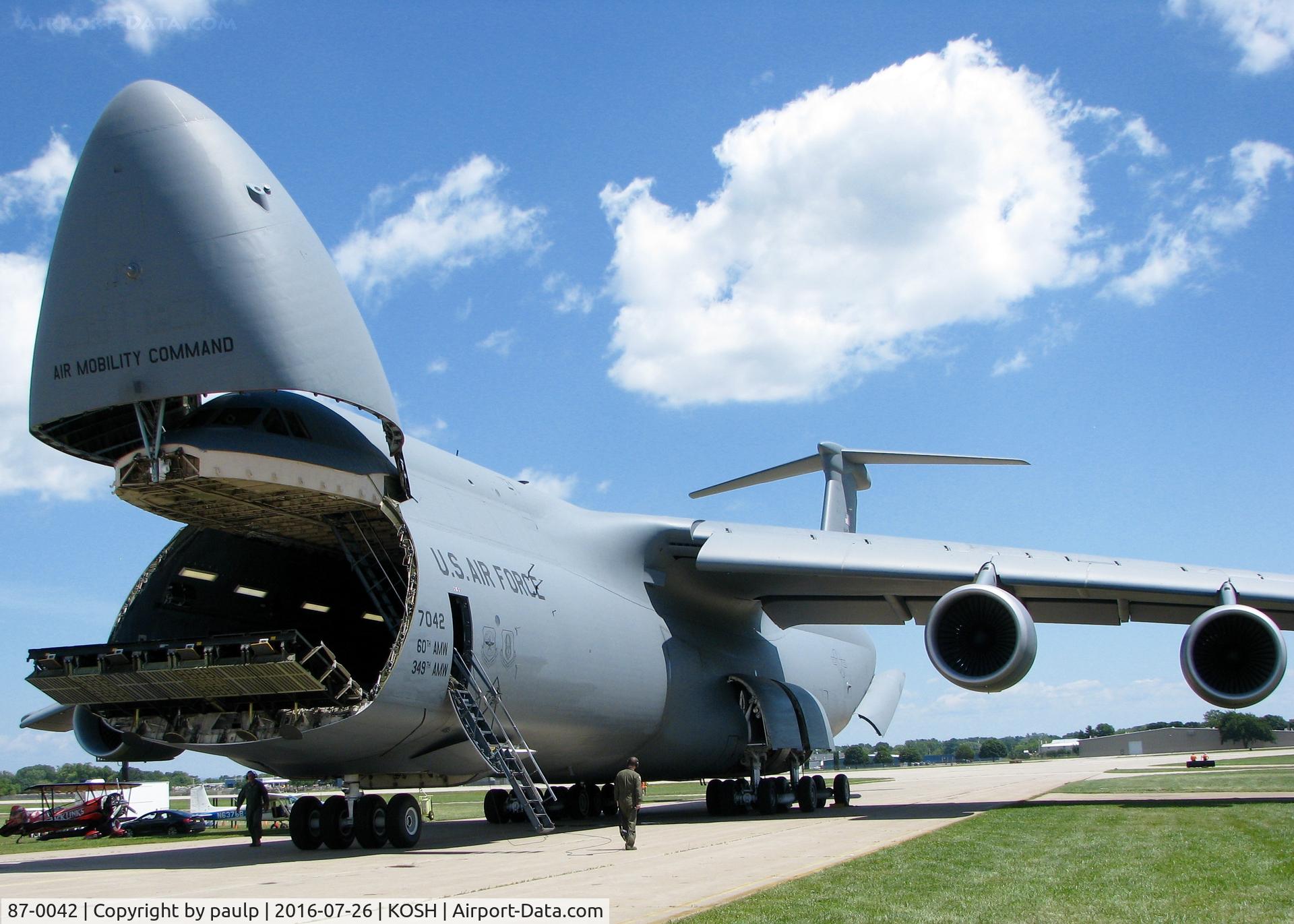 87-0042, 2013 Lockheed C-5M Super Galaxy C/N 500-0128, AirVenture 2016.