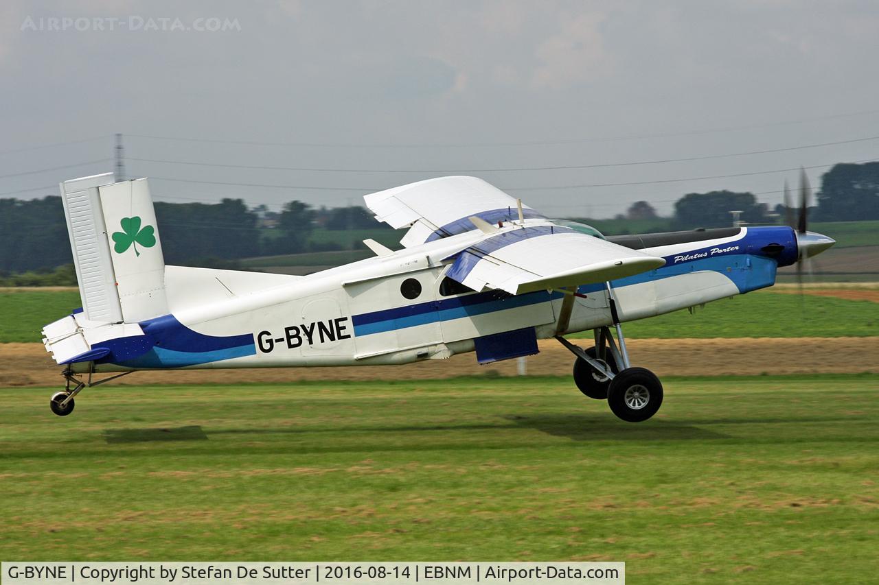 G-BYNE, 1967 Pilatus PC-6/B2-H4 Turbo Porter C/N 631, @ EBNM