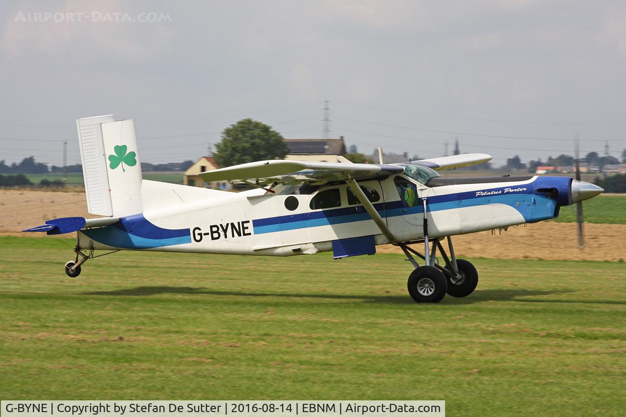 G-BYNE, 1967 Pilatus PC-6/B2-H4 Turbo Porter C/N 631, @ EBNM.