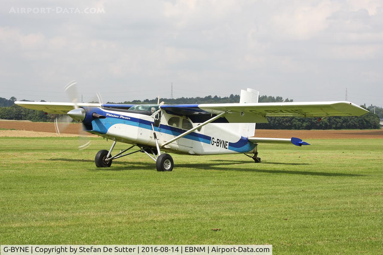 G-BYNE, 1967 Pilatus PC-6/B2-H4 Turbo Porter C/N 631, @ EBNM