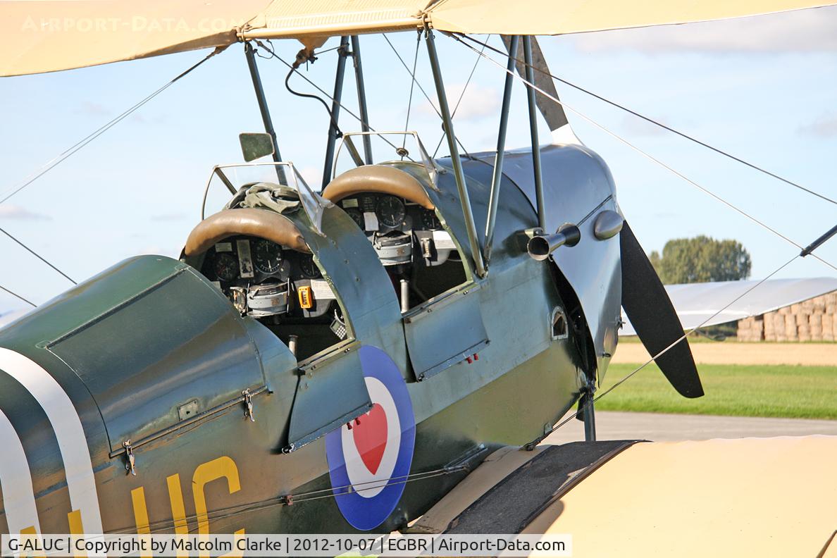 G-ALUC, 1940 De Havilland DH-82A Tiger Moth II C/N 83094, De Havilland DH-82A Tiger Moth II. Hibernation Fly-In, The Real Aeroplane Company, Breighton Airfield, October 2012.