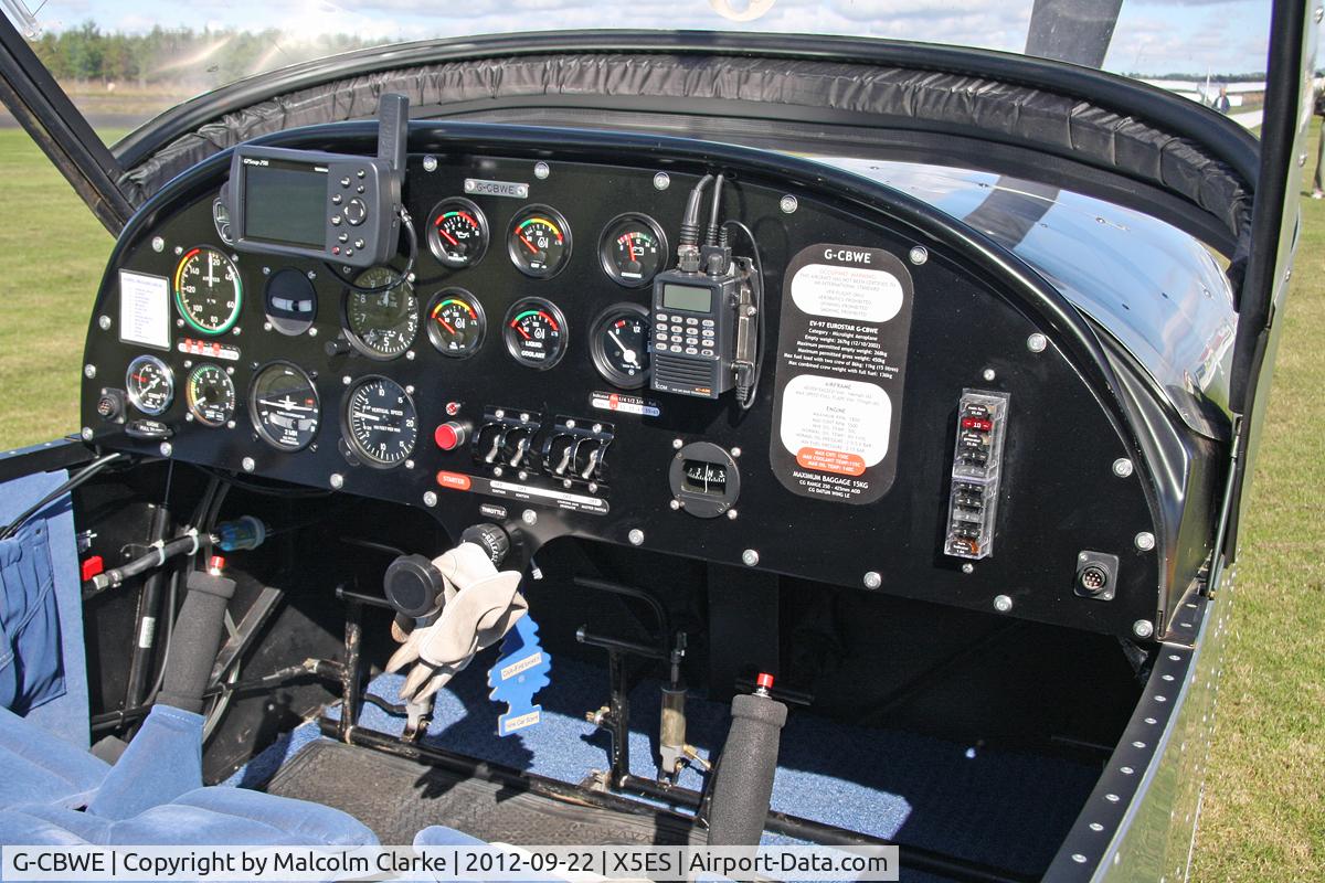 G-CBWE, 2002 Aerotechnik EV-97 Eurostar C/N PFA 315-13958, Aerotechnik EV-97 Eurostar, Great North Fly-In, Eshott Airfield UK, September 2012.