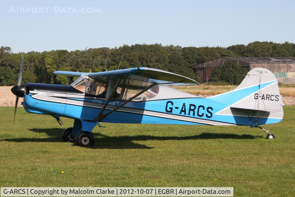 G-ARCS, 1960 Auster D6-180 C/N 3703, Auster D6-180. Hibernation Fly-In, The Real Aeroplane Company, Breighton Airfield, October 7th 2012.