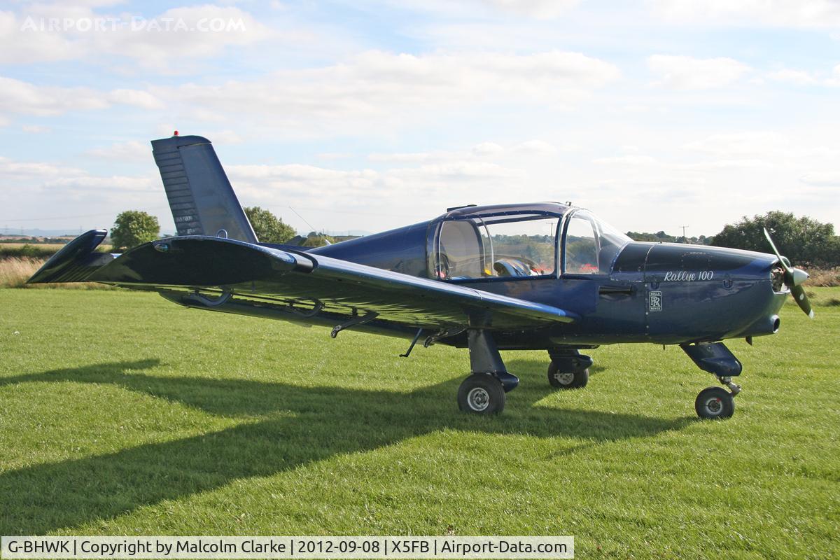 G-BHWK, 1967 Morane-Saulnier MS-880B Rallye Club C/N 870, Morane-Saulnier MS-880B. Fishburn Airfield UK, September 8th 2012.
