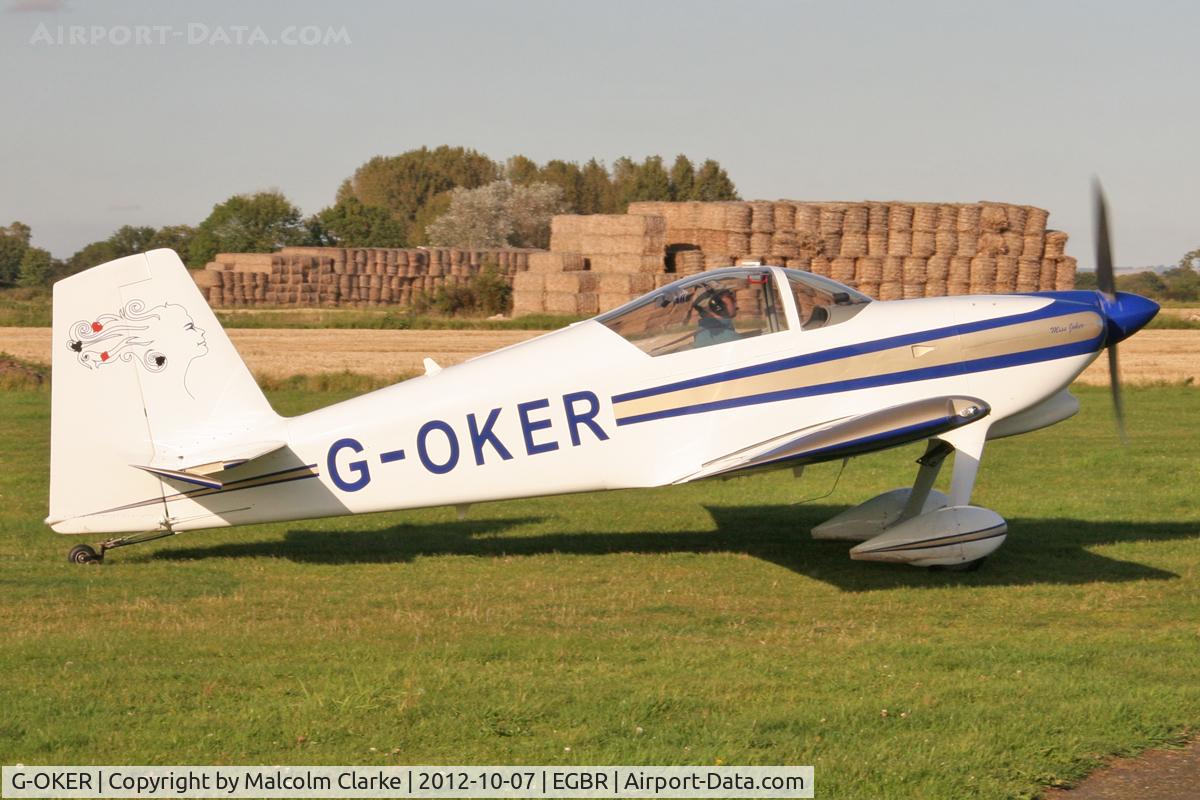 G-OKER, 2004 Vans RV-7 C/N PFA 323-14233, Vans RV-7, Hibernation Fly-In, The Real Aeroplane Company, Breighton Airfield, October 2012.