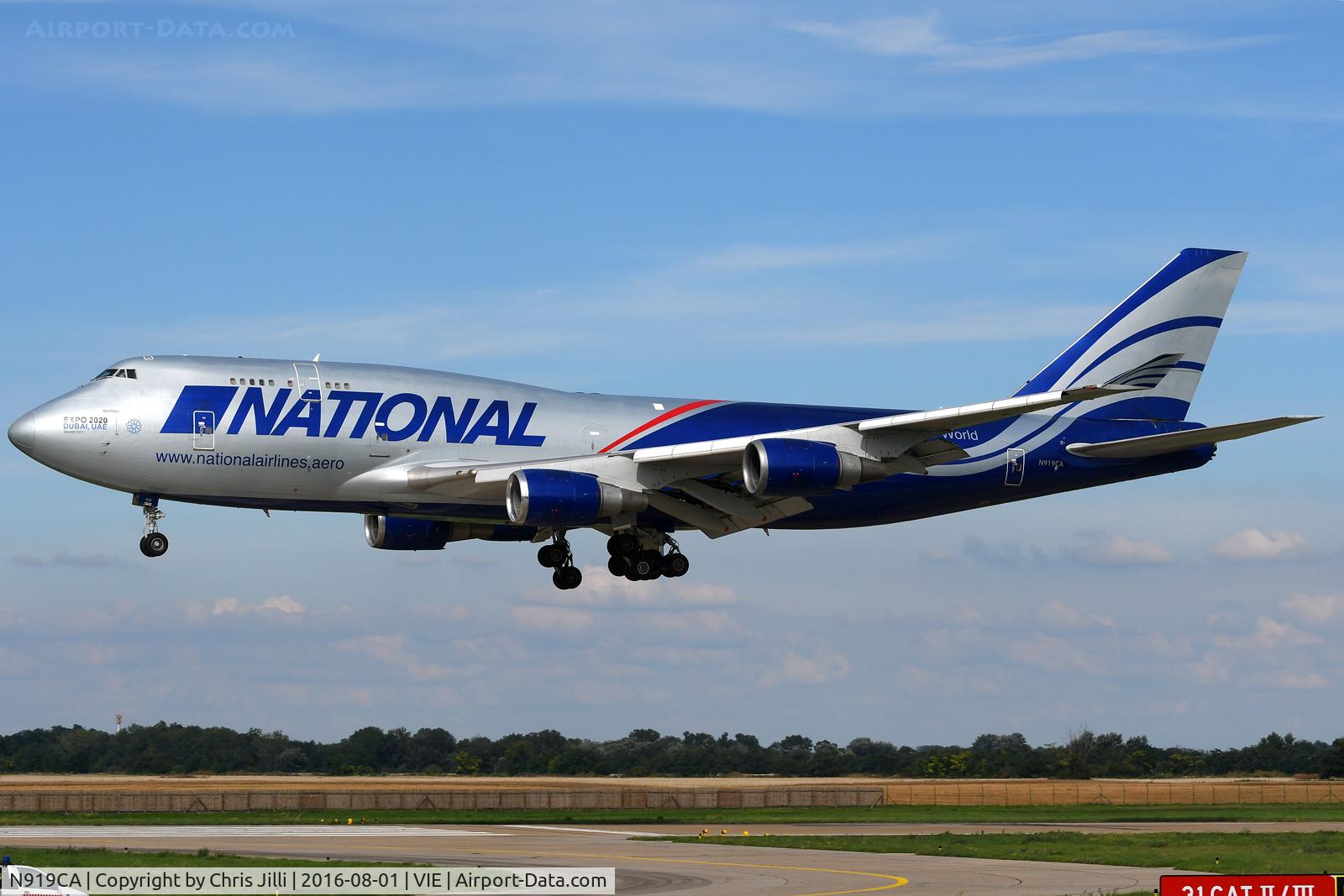 N919CA, 1991 Boeing 747-428M(BCF) C/N 25302, National Cargo
