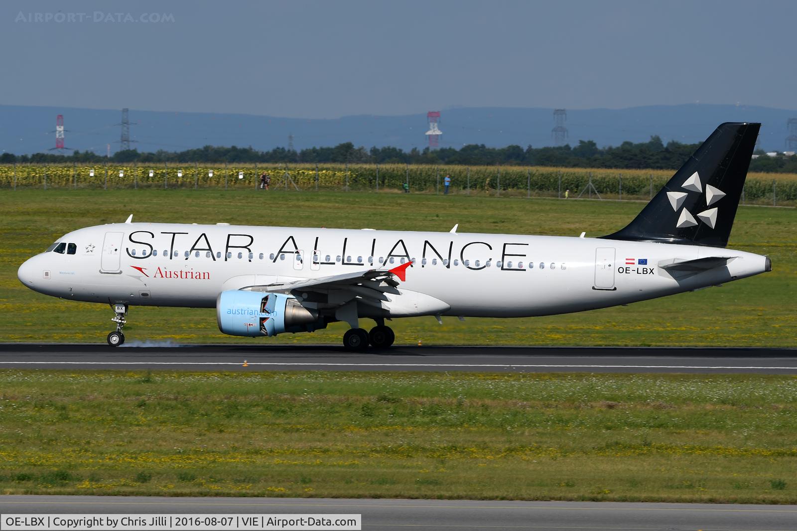OE-LBX, 2002 Airbus A320-214 C/N 1735, Austrian