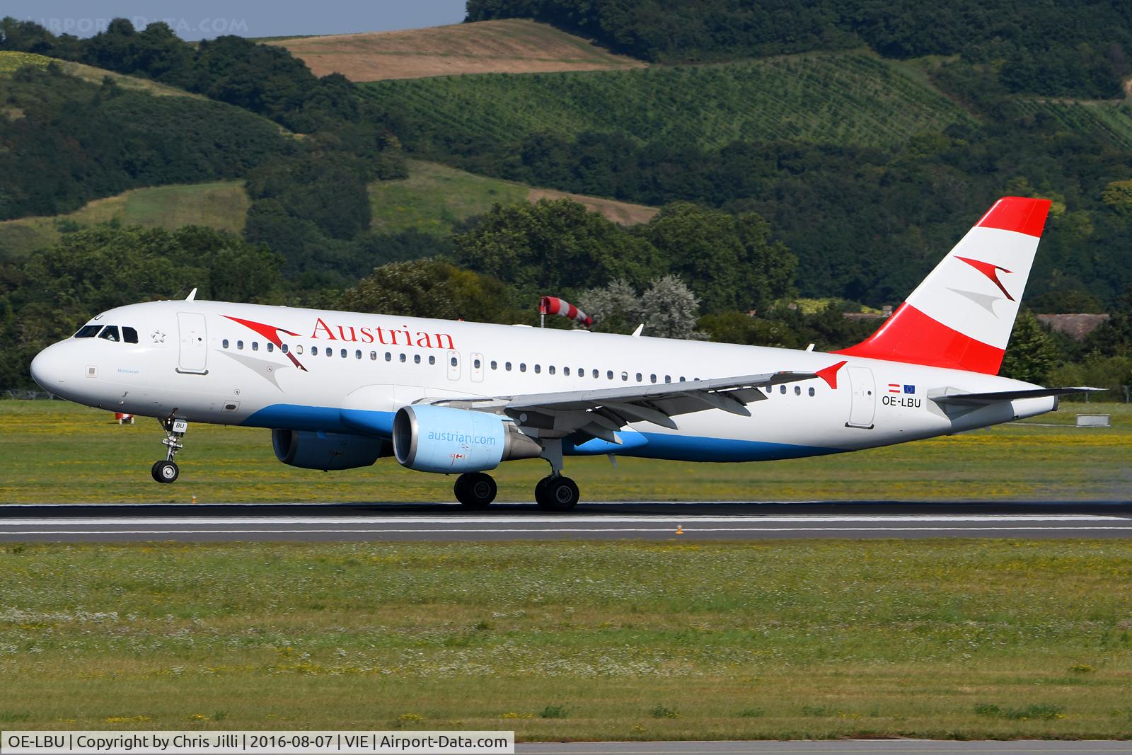 OE-LBU, 2001 Airbus A320-214 C/N 1478, Austrian Airlines