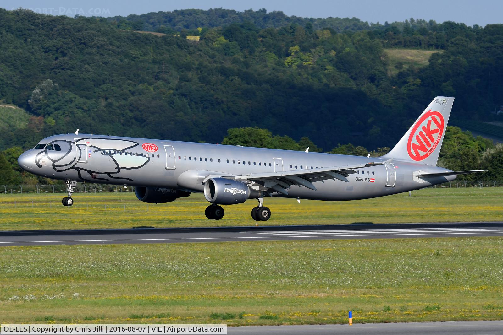 OE-LES, 2008 Airbus A321-211 C/N 3504, NIKI