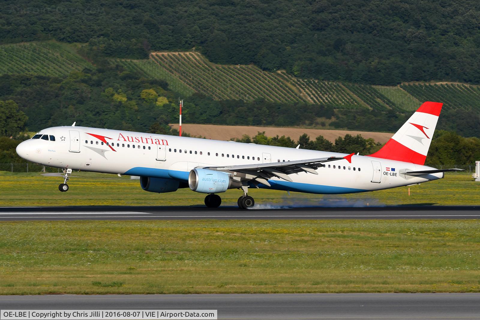 OE-LBE, 1998 Airbus A321-211 C/N 935, Austrian