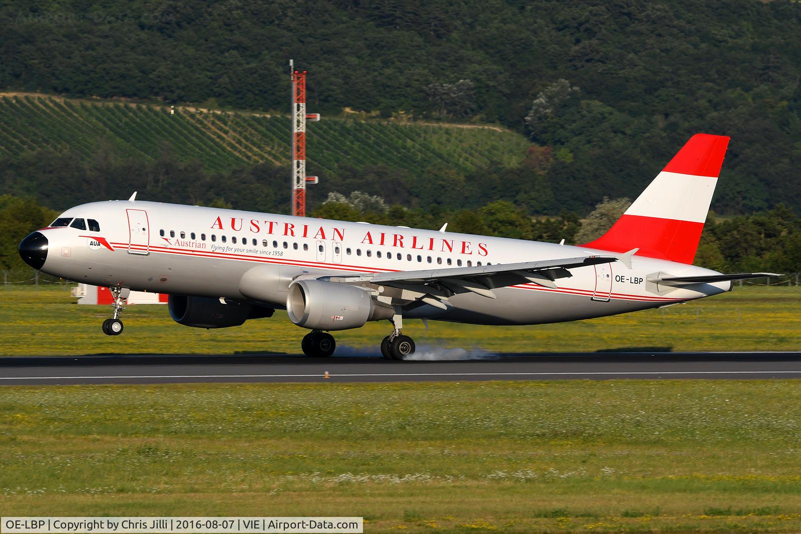 OE-LBP, 1998 Airbus A320-214 C/N 797, Austrian