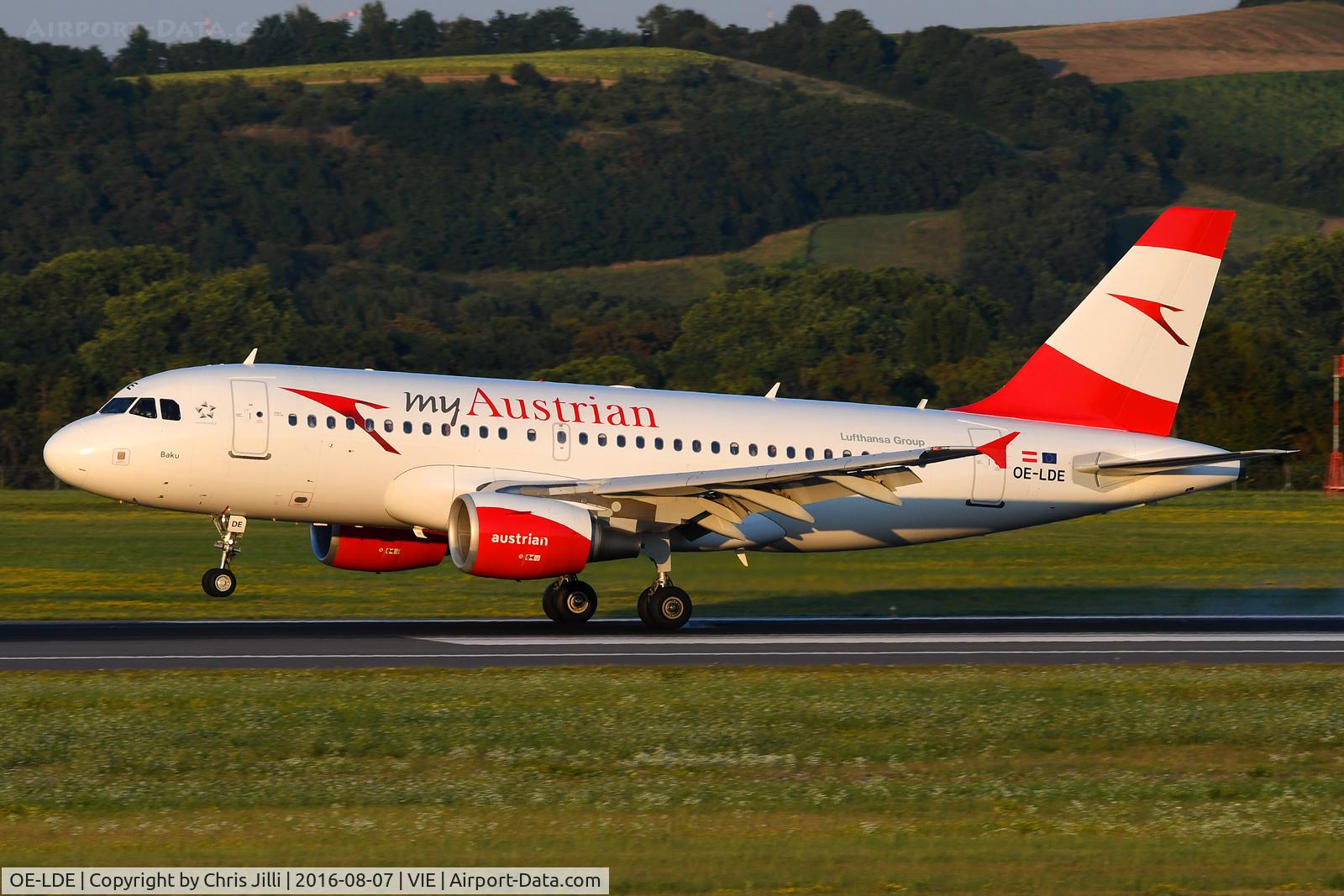 OE-LDE, 2005 Airbus A319-112 C/N 2494, Austrian